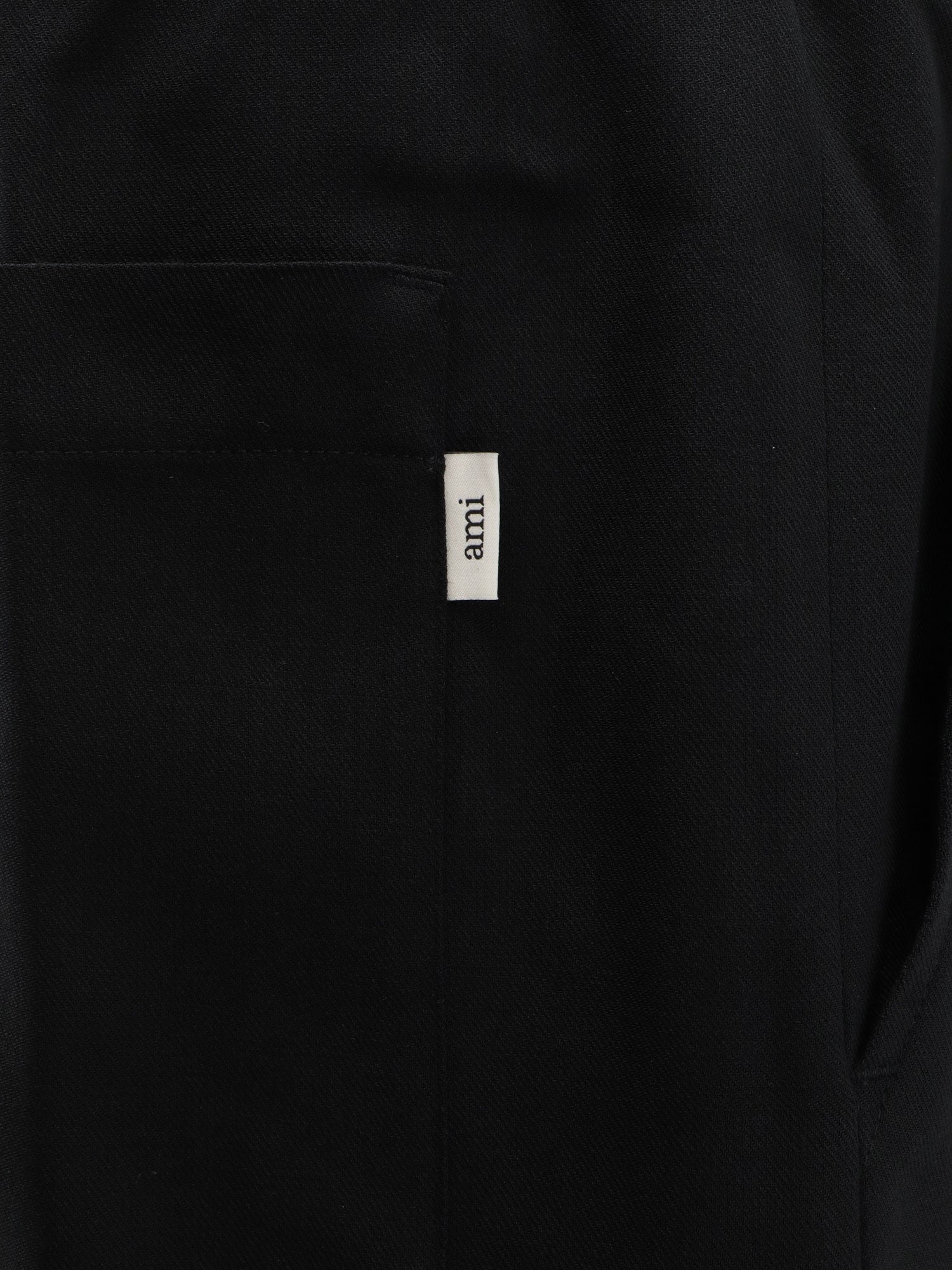 Ami Paris Men Virgin Wool Trousers AMI PARIS