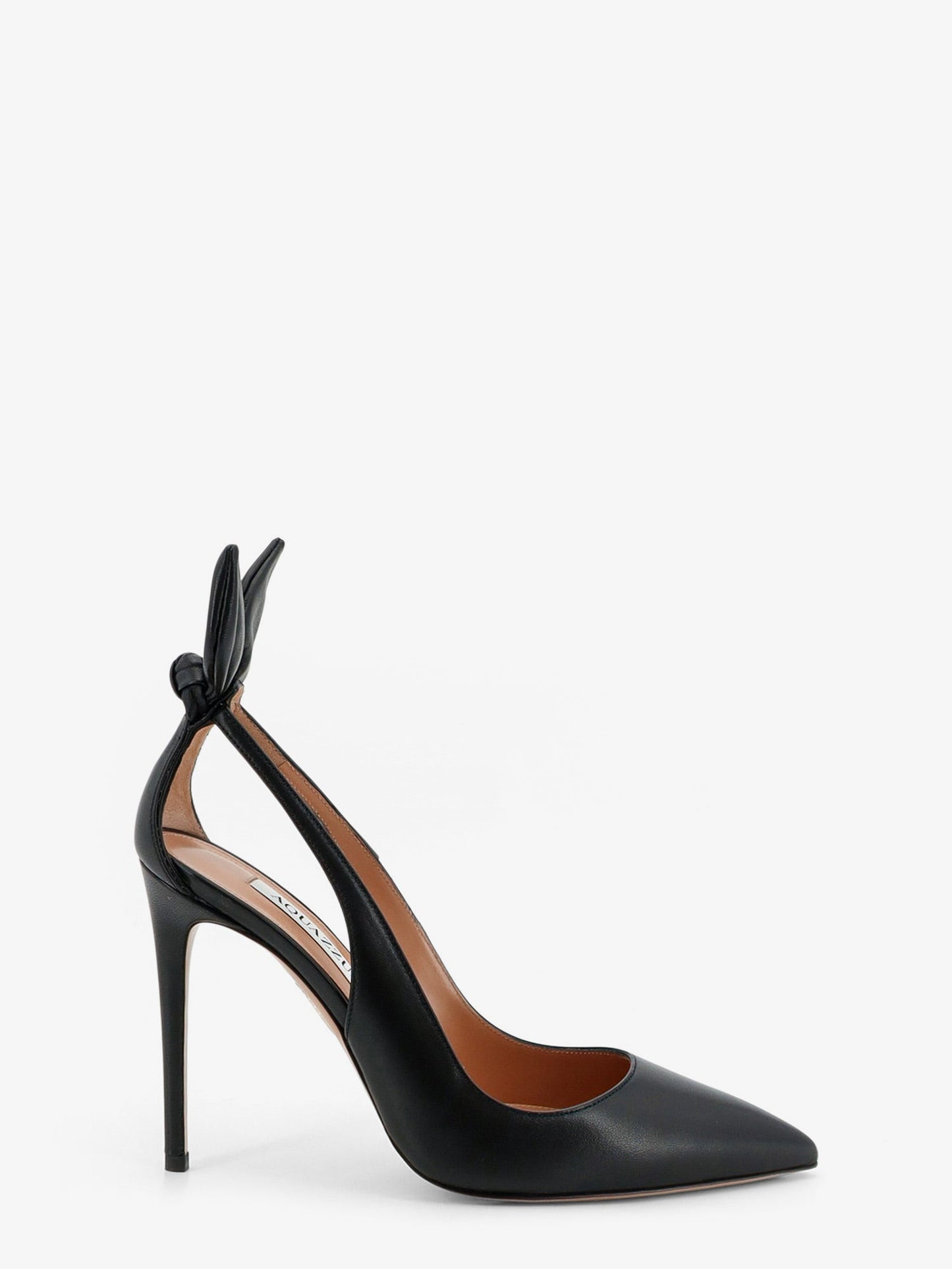 Aquazzura Women Bow Tie Leather Pumps AQUAZZURA