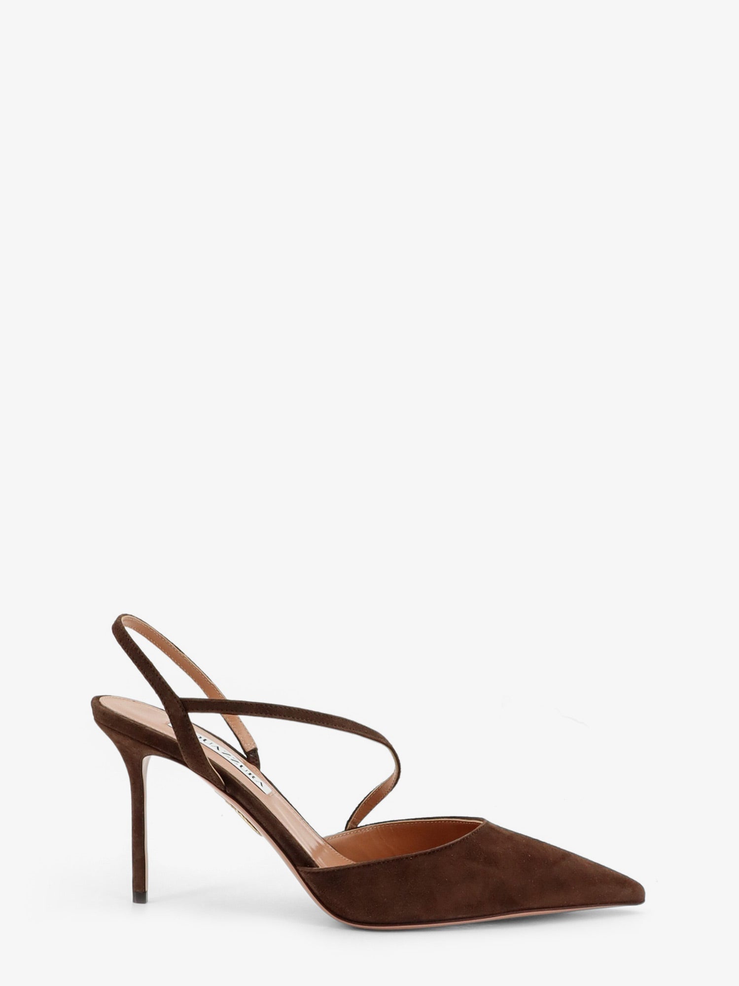 Aquazzura Women Bow Tie Suede Pumps AQUAZZURA