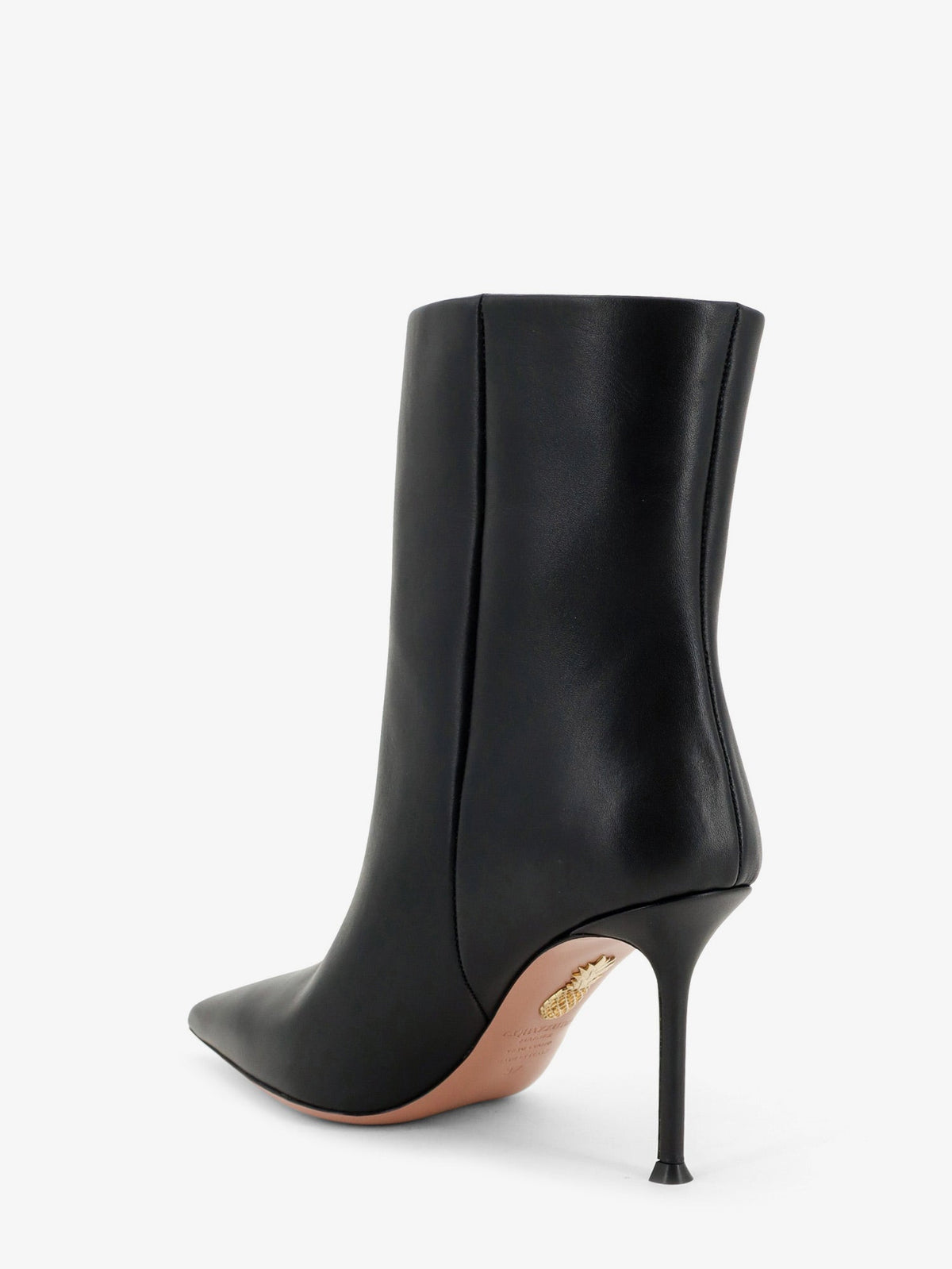 Aquazzura Women Harper Leather Ankle Boots AQUAZZURA