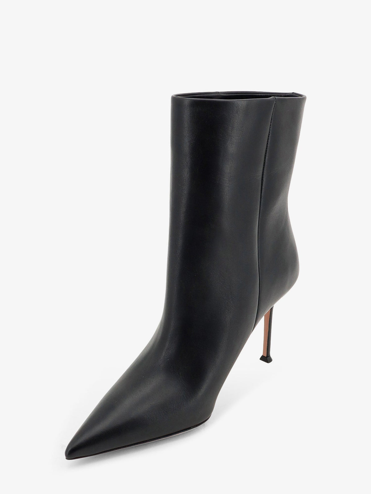 Aquazzura Women Harper Leather Ankle Boots AQUAZZURA
