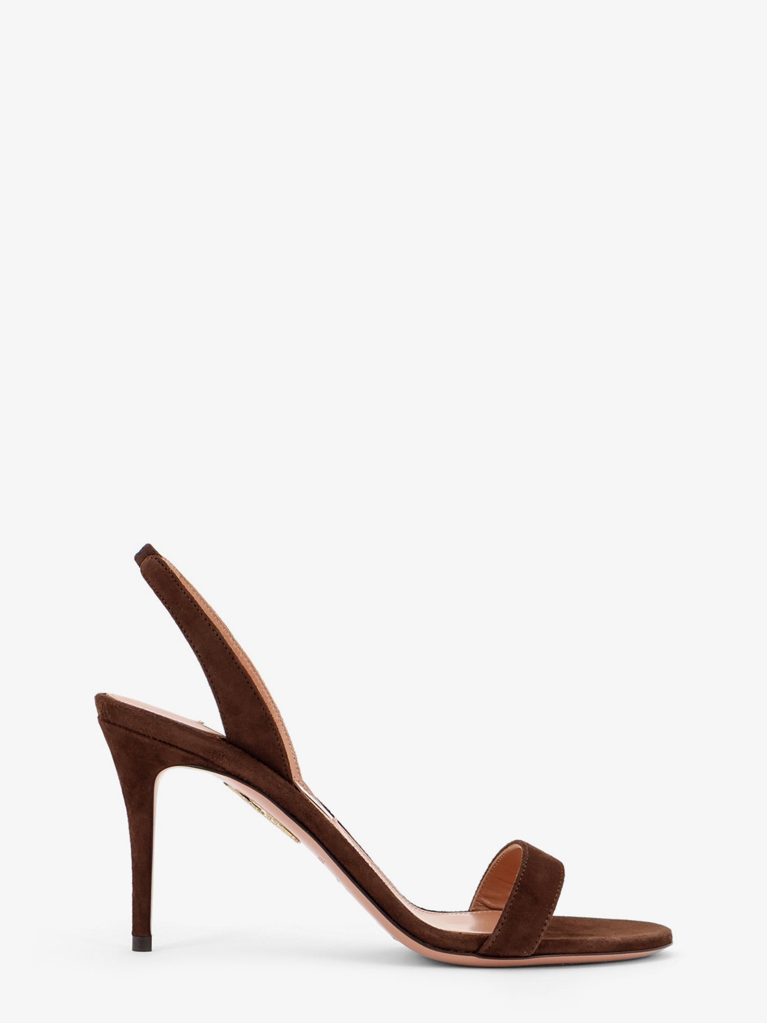 Aquazzura Women So Nude Suede Sandals AQUAZZURA