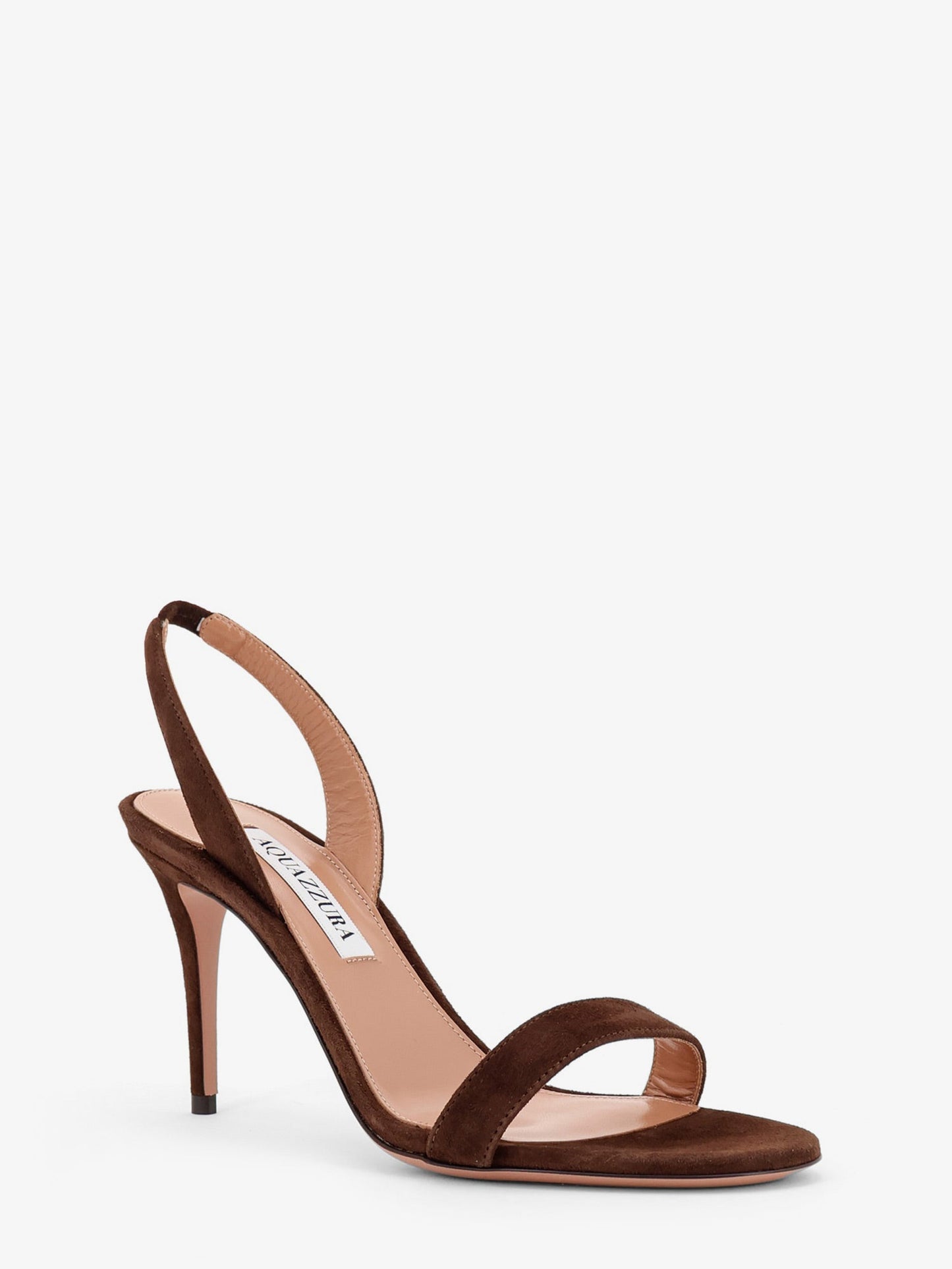 Aquazzura Women So Nude Suede Sandals AQUAZZURA