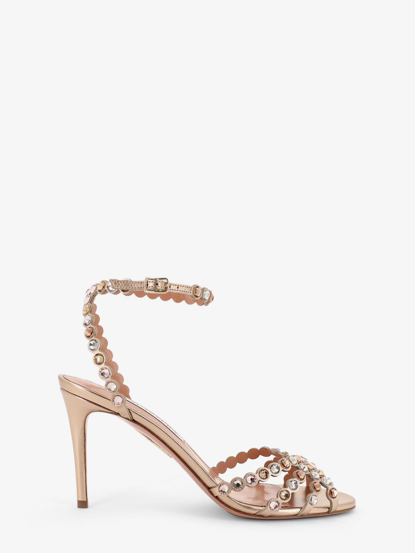 Aquazzura Women Tequila Sandals With Crystal Detail AQUAZZURA