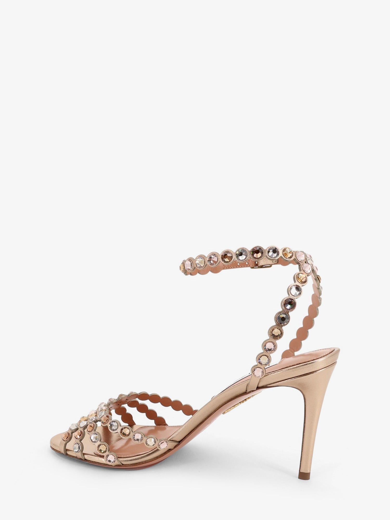 Aquazzura Women Tequila Sandals With Crystal Detail AQUAZZURA