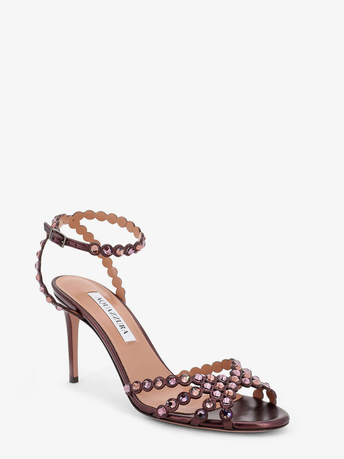 Aquazzura Women Tequila Sandals With Crystal Detail AQUAZZURA