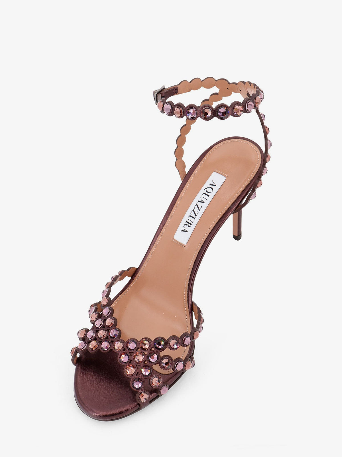 Aquazzura Women Tequila Sandals With Crystal Detail AQUAZZURA