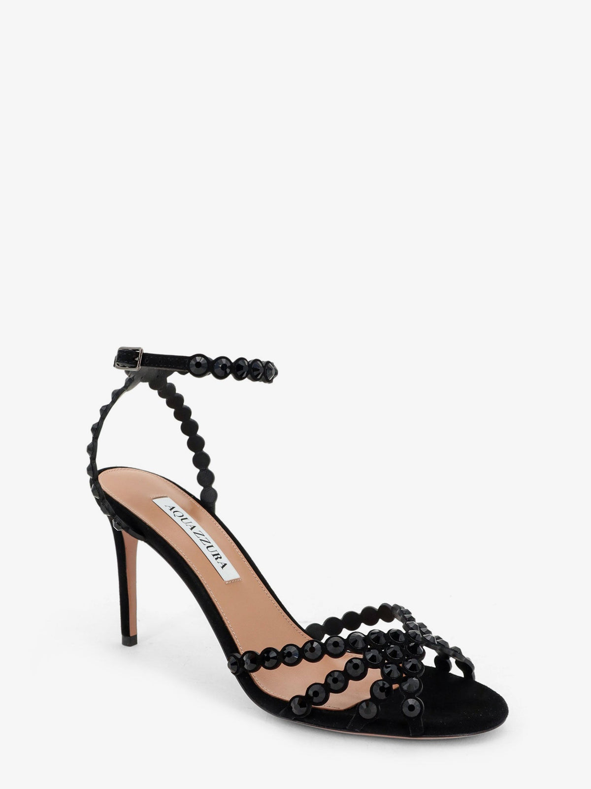 Aquazzura Women Tequila Sandals With Crystal Detail AQUAZZURA