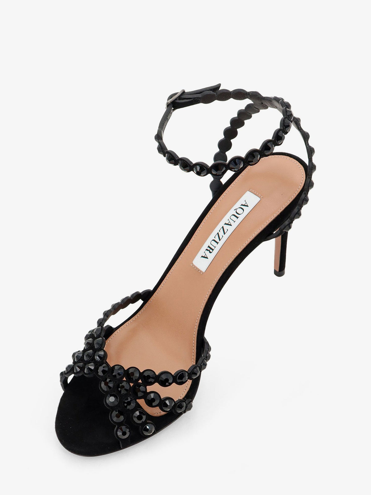 Aquazzura Women Tequila Sandals With Crystal Detail AQUAZZURA