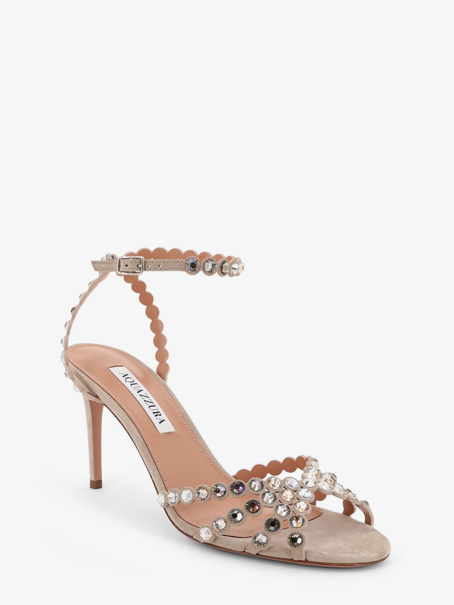 Aquazzura Women Tequila Sandals With Crystal Detail AQUAZZURA