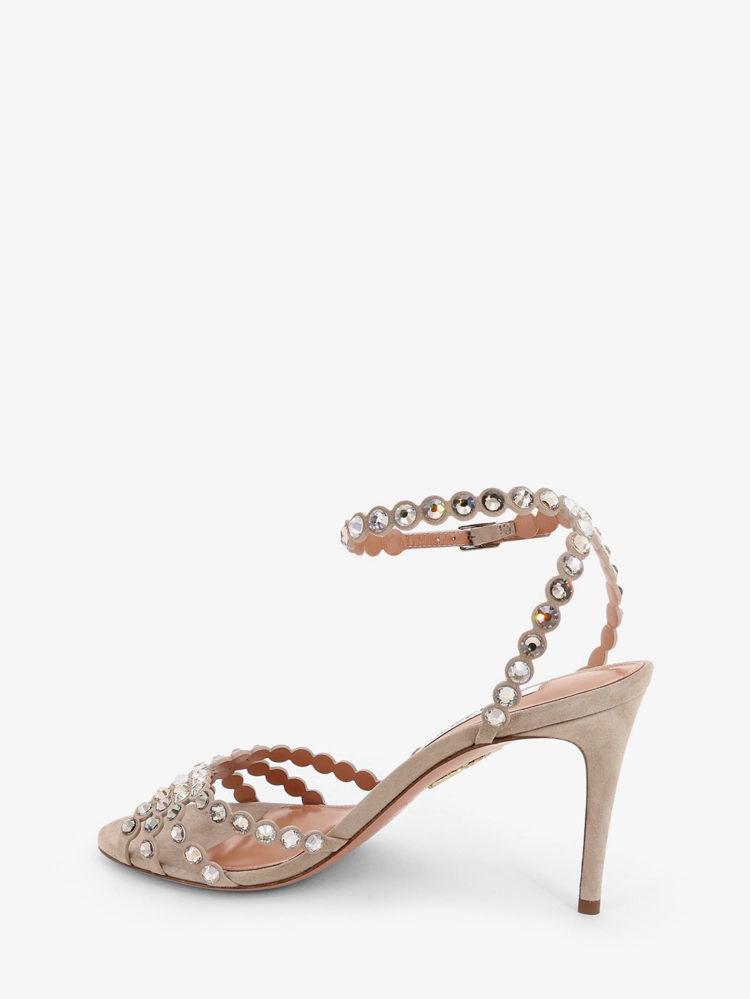 Aquazzura Women Tequila Sandals With Crystal Detail AQUAZZURA