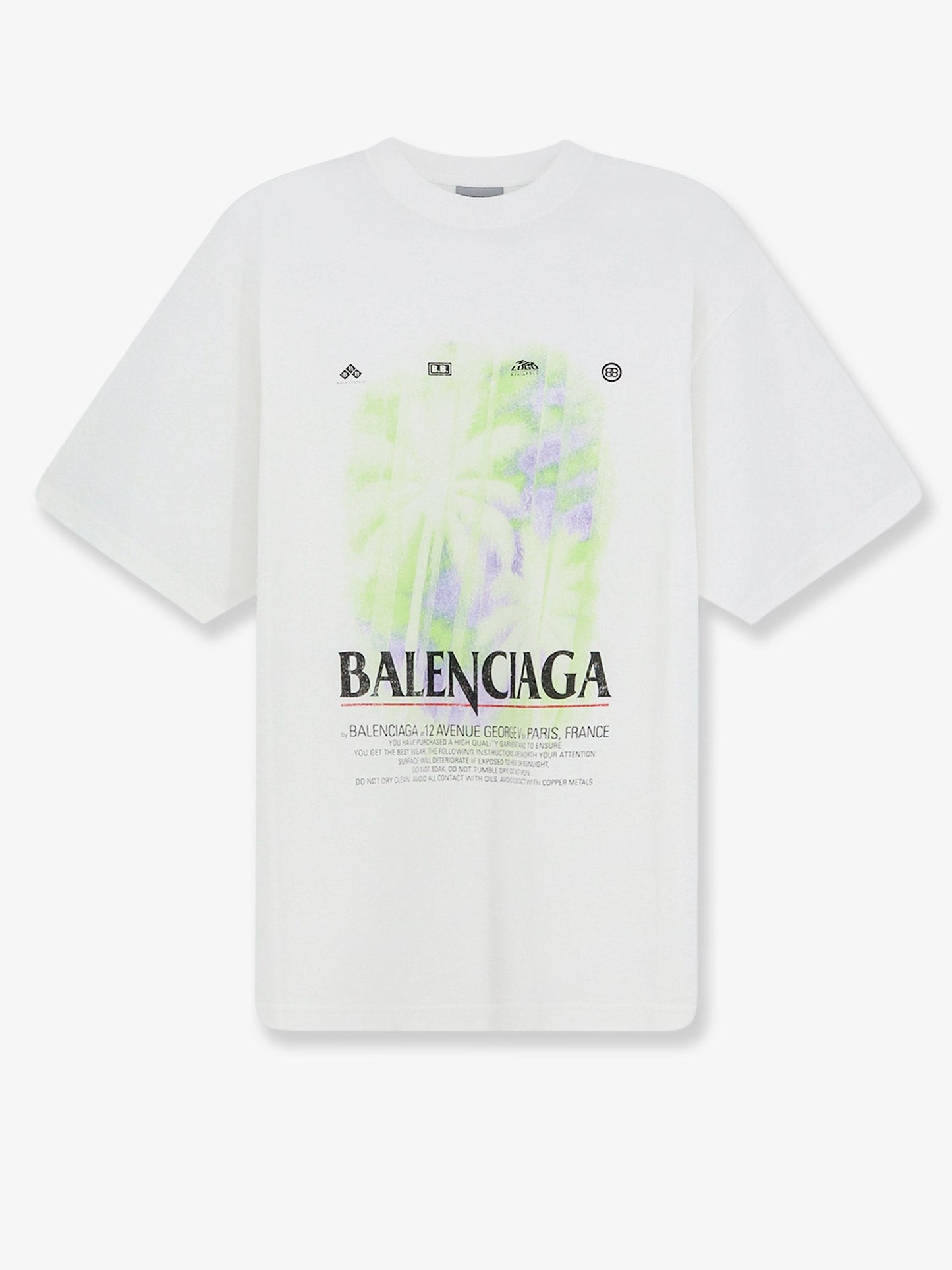 Balenciaga Men The Window Cotton T-Shirt BALENCIAGA