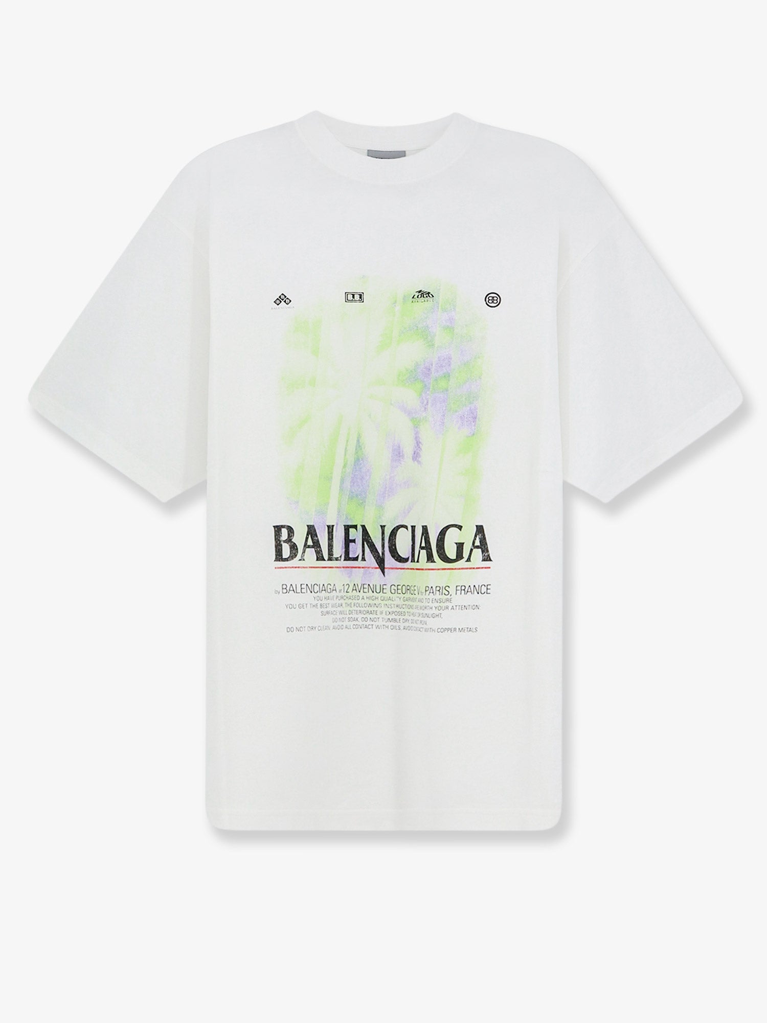 Balenciaga Men The Window Cotton T-Shirt BALENCIAGA