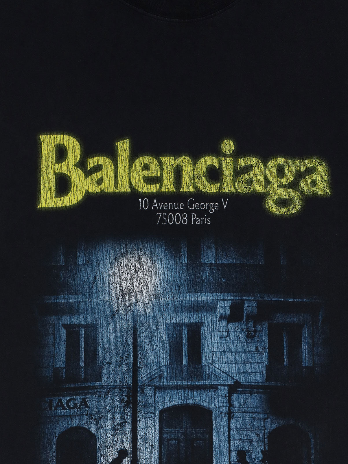 Balenciaga Men The Address Cotton T-Shirt BALENCIAGA