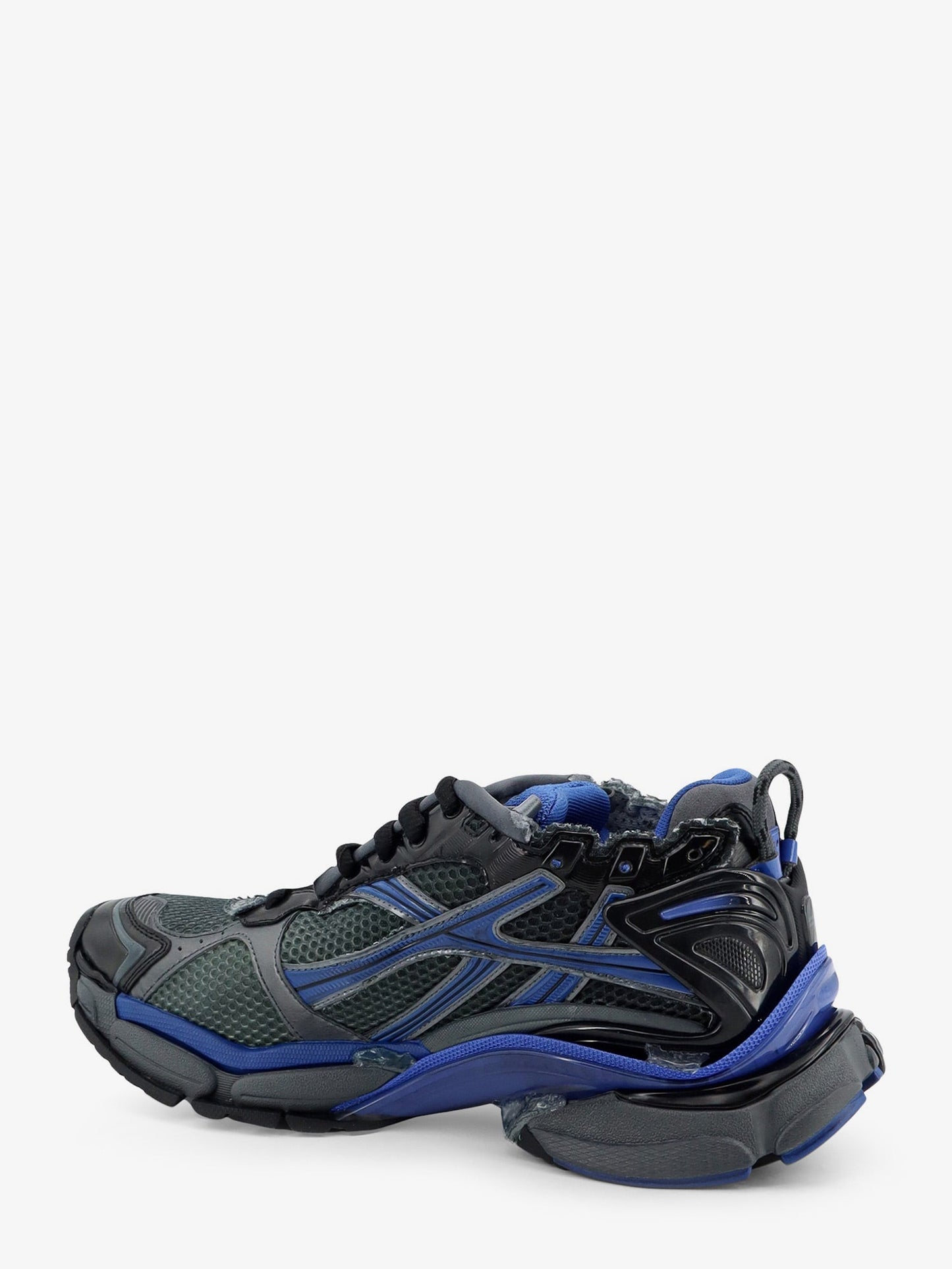 Balenciaga Men Runner Sneakers In Mesh With Contrasting Inserts BALENCIAGA