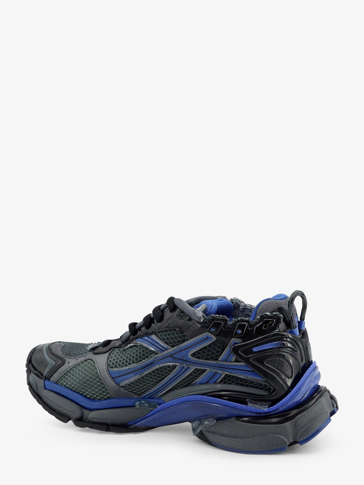 Balenciaga Men Runner Sneakers In Mesh With Contrasting Inserts BALENCIAGA
