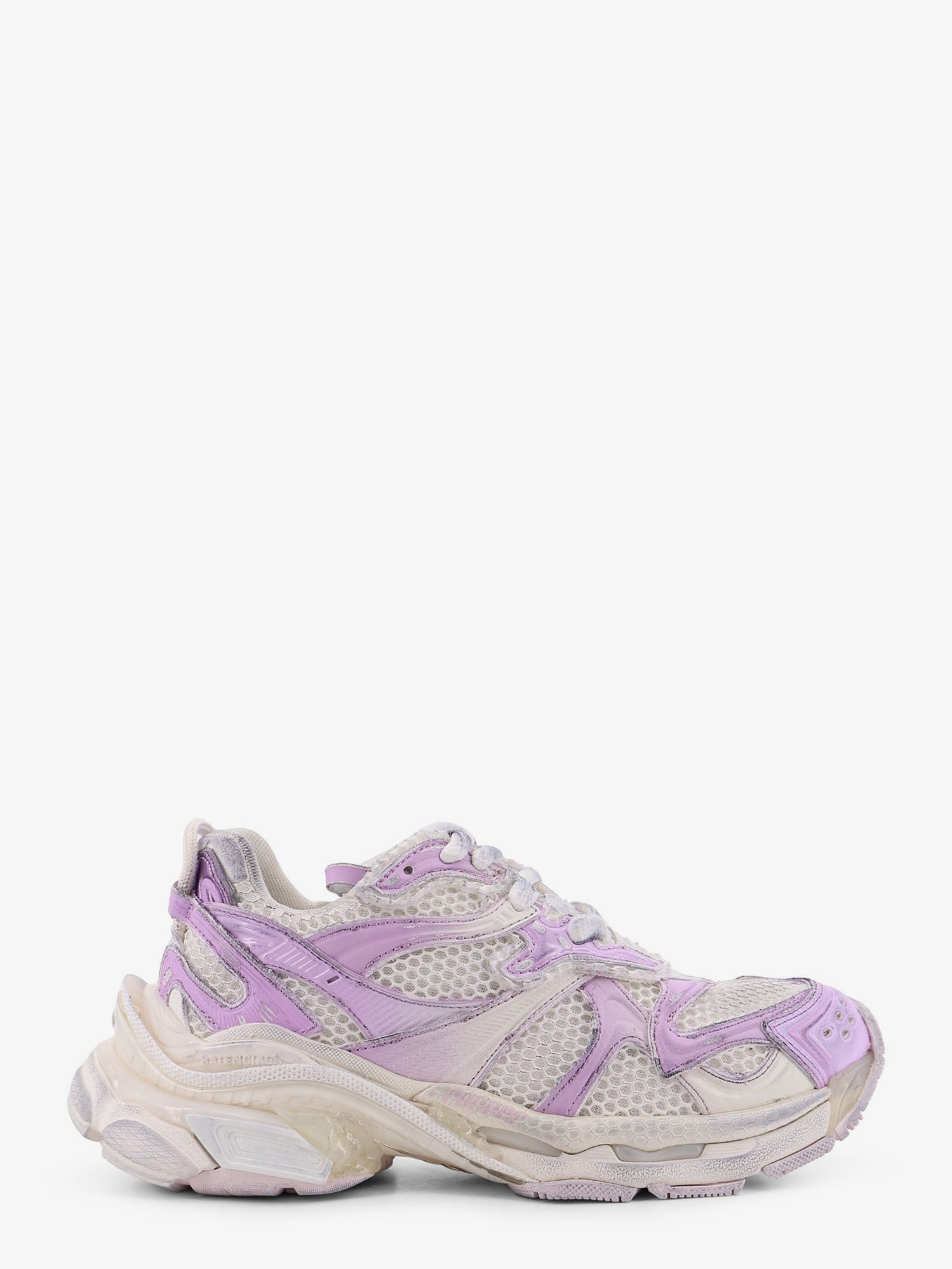 Balenciaga Women Nylon And Mesh Runner 2 Sneakers BALENCIAGA