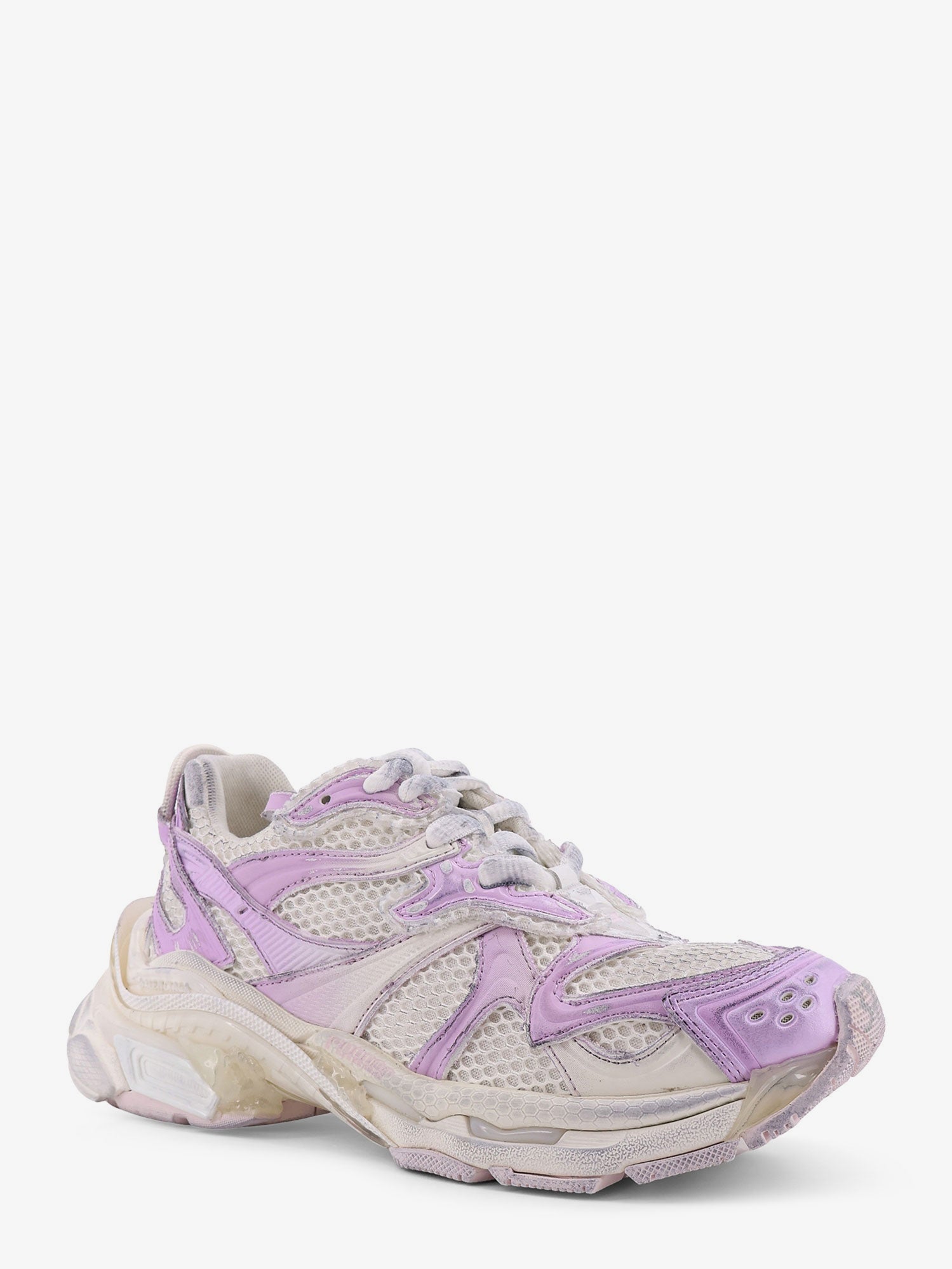 Balenciaga Women Nylon And Mesh Runner 2 Sneakers BALENCIAGA