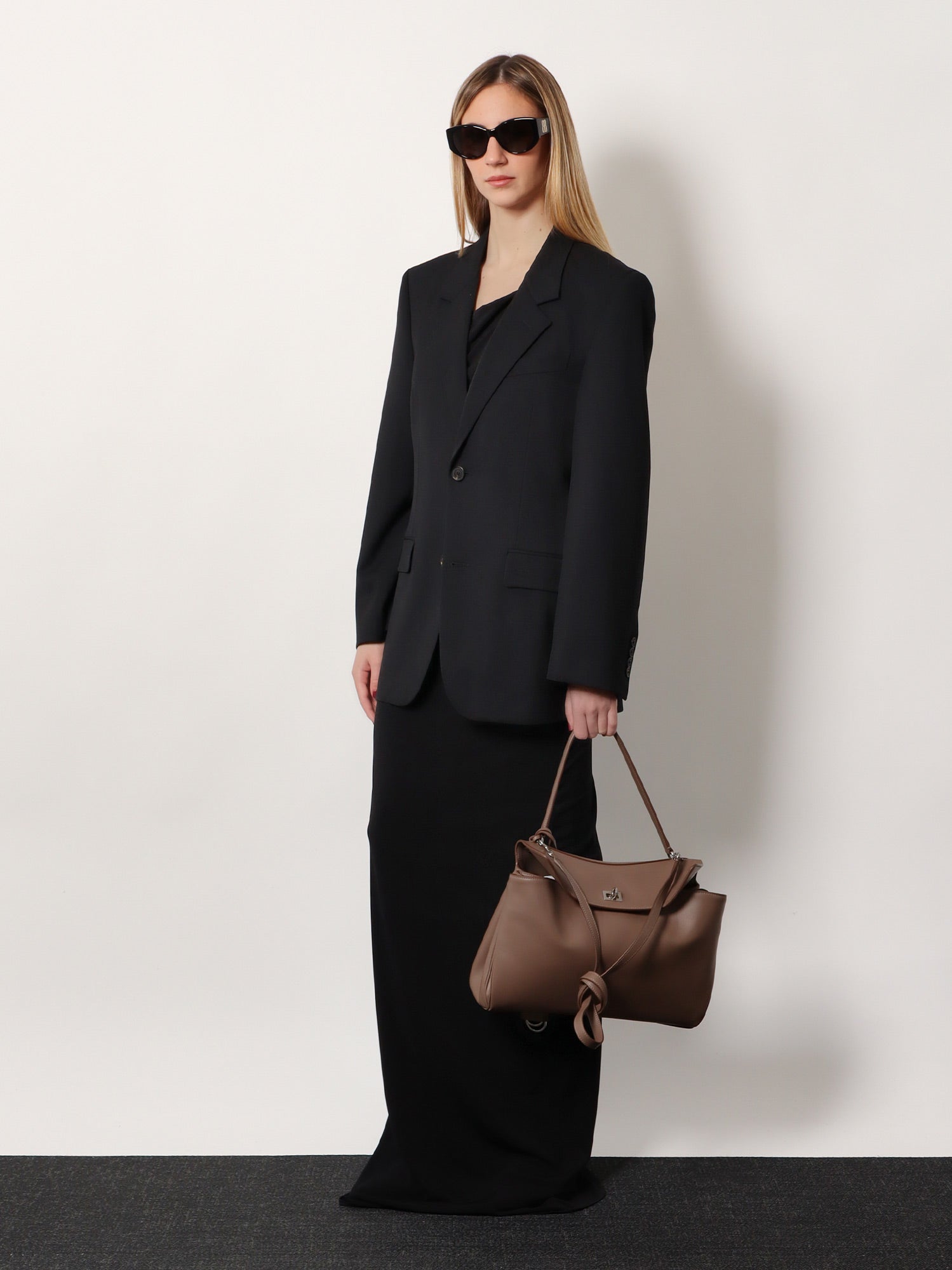 Balenciaga Women Rodeo Medium Leather Crossbody Bag BALENCIAGA
