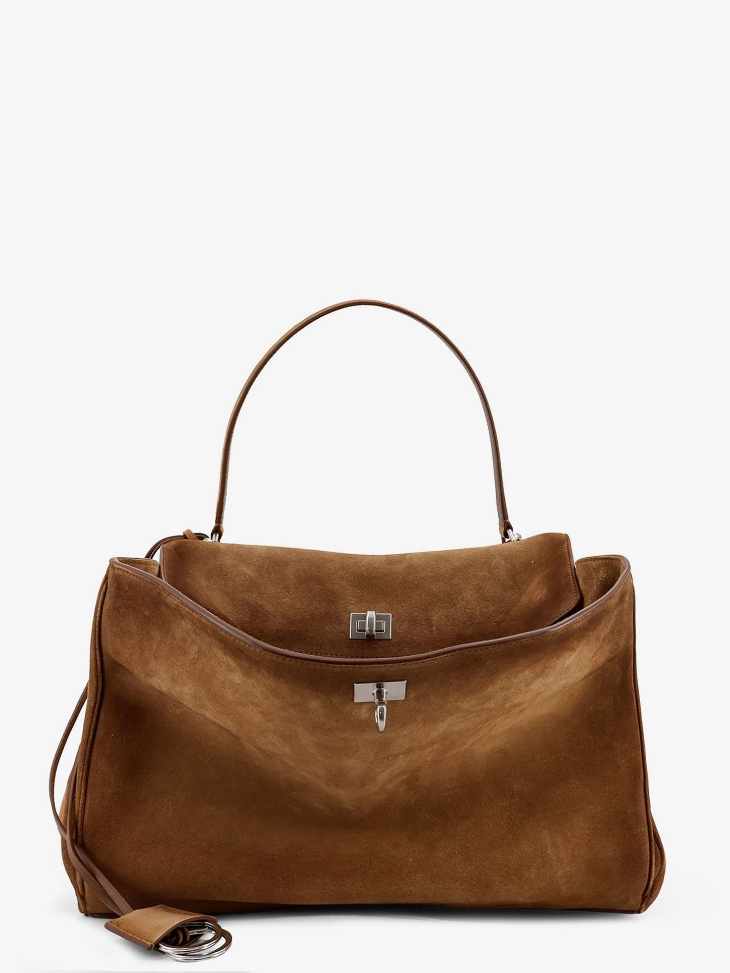 Balenciaga Women Rodeo M Suede Shoulder Bag BALENCIAGA
