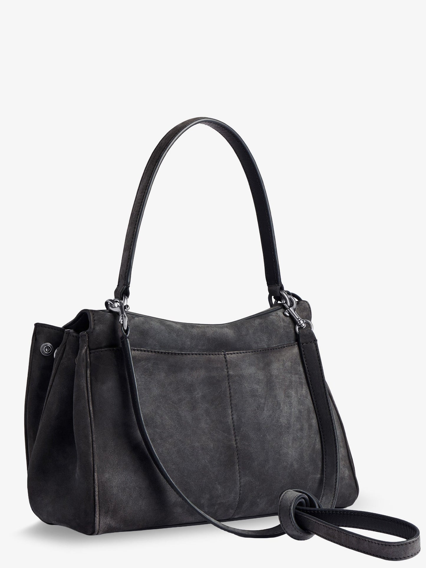 Balenciaga Women Rodeo S Suede Crossbody Bag BALENCIAGA