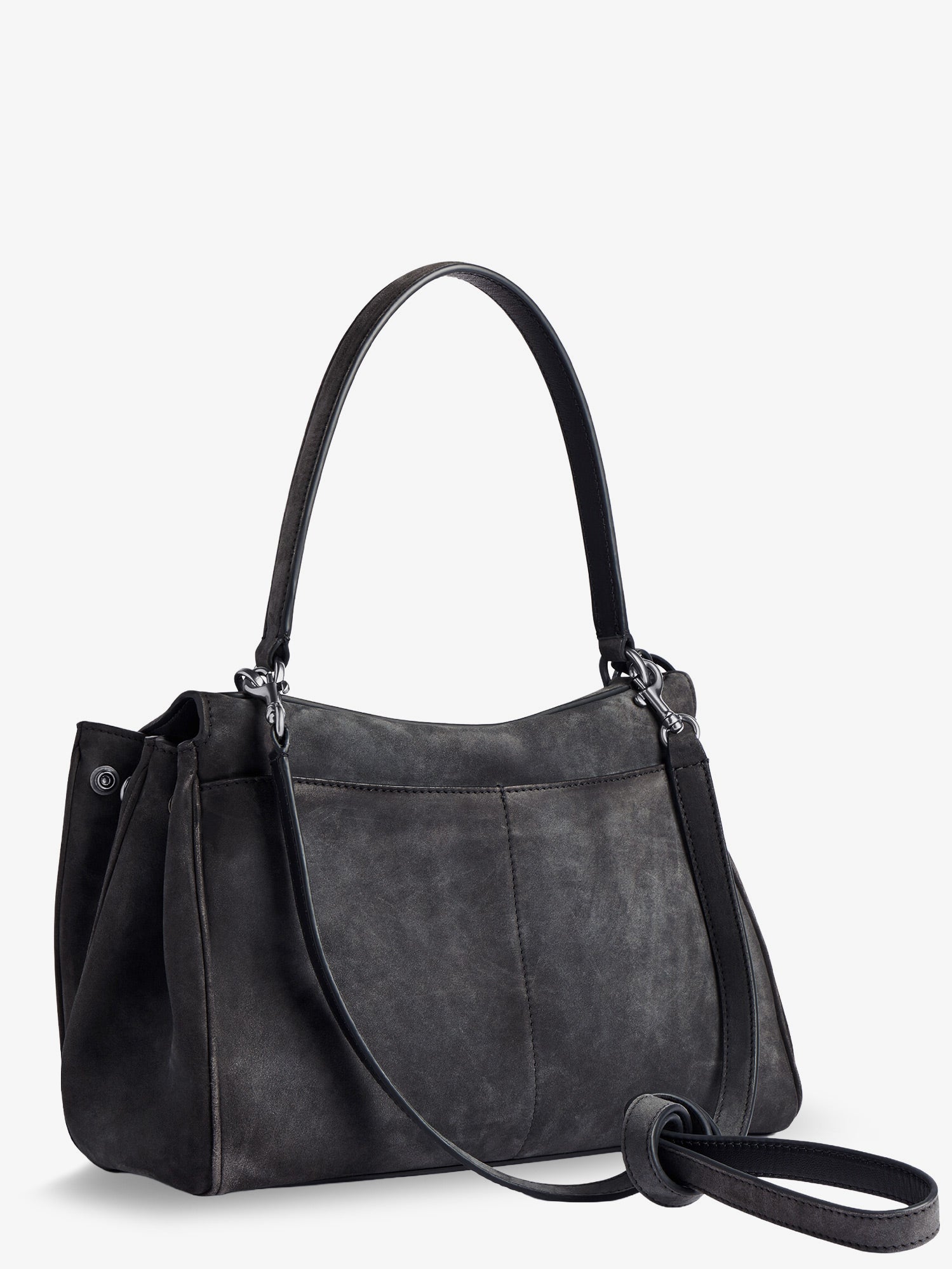 Balenciaga Women Rodeo S Suede Crossbody Bag BALENCIAGA