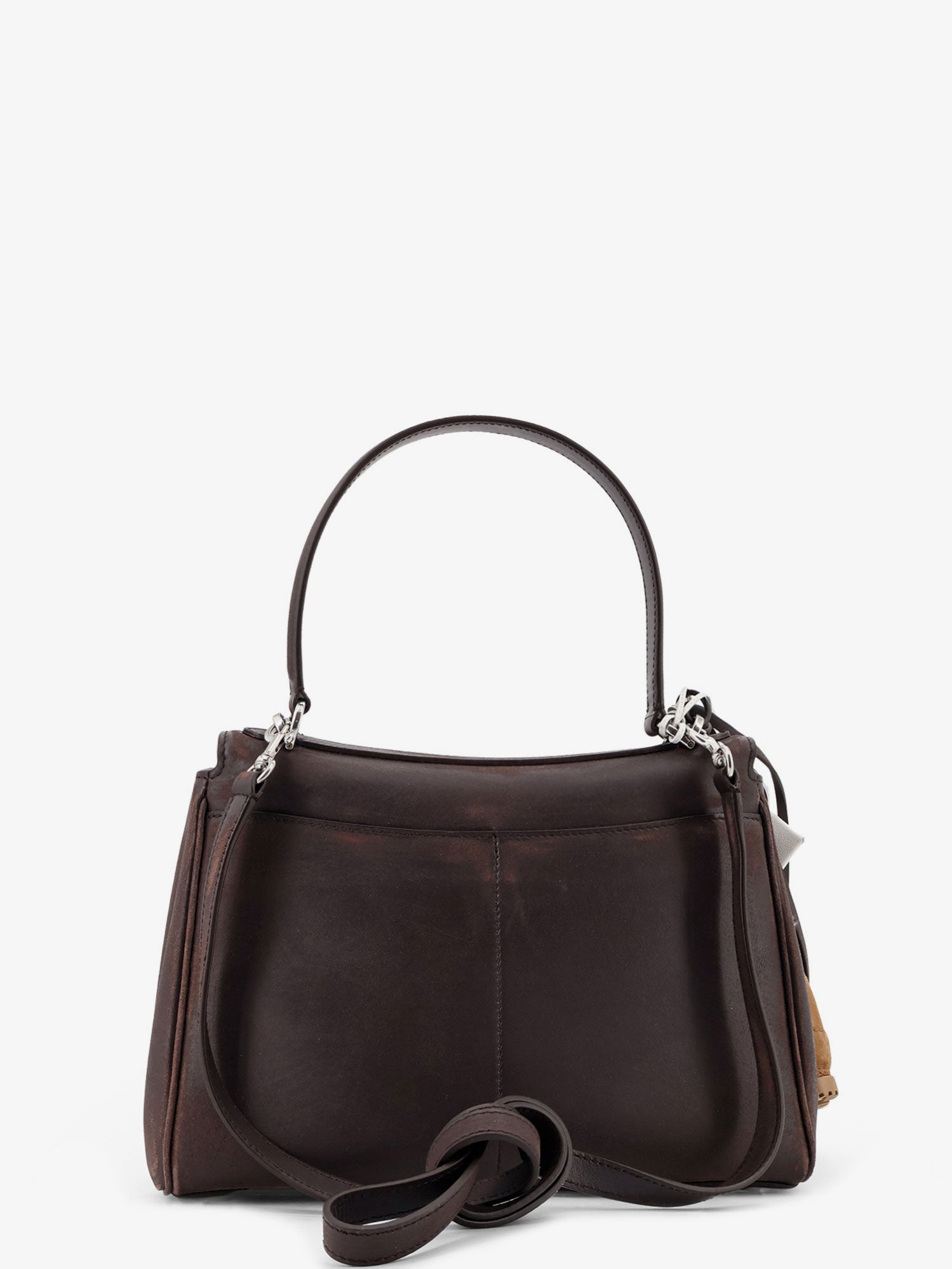 Balenciaga Women Rodeo S Leather Crossbody Bag With Vintage Motif BALENCIAGA
