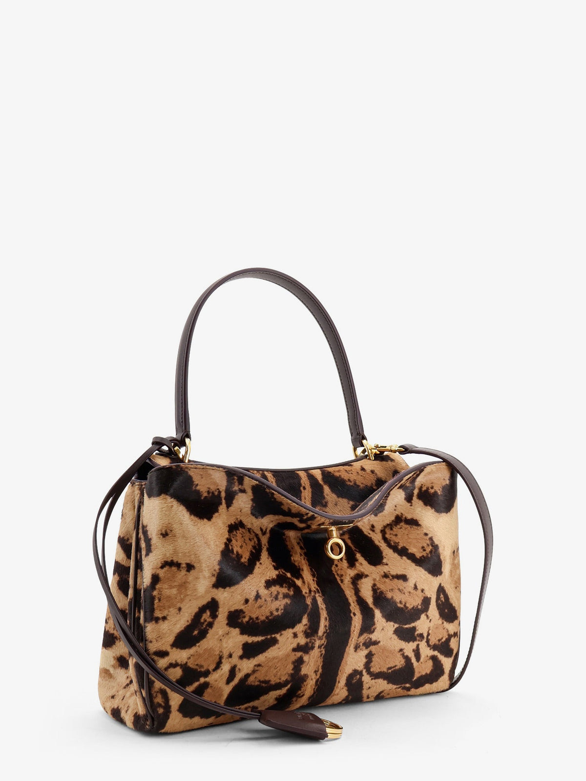 Balenciaga Women Rodeo Top Handle S Pony-Skin Leather Crossbody Bag BALENCIAGA