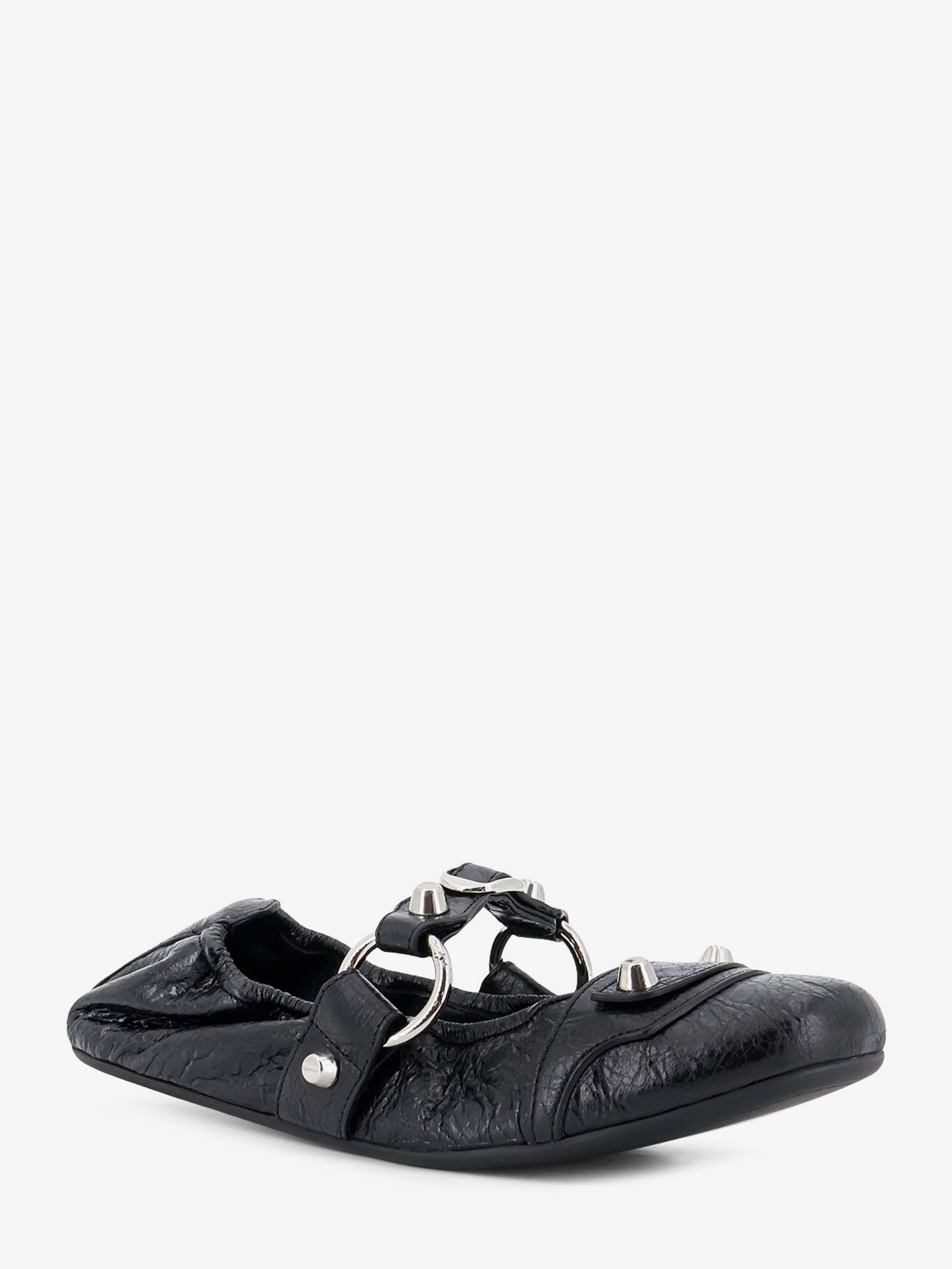 Balenciaga Women City Flat L005 Leather Ballerinas BALENCIAGA