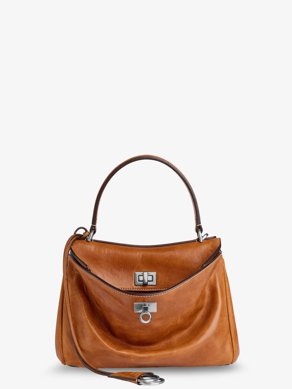 Balenciaga Women Rodeo Mini Leather Handbag BALENCIAGA