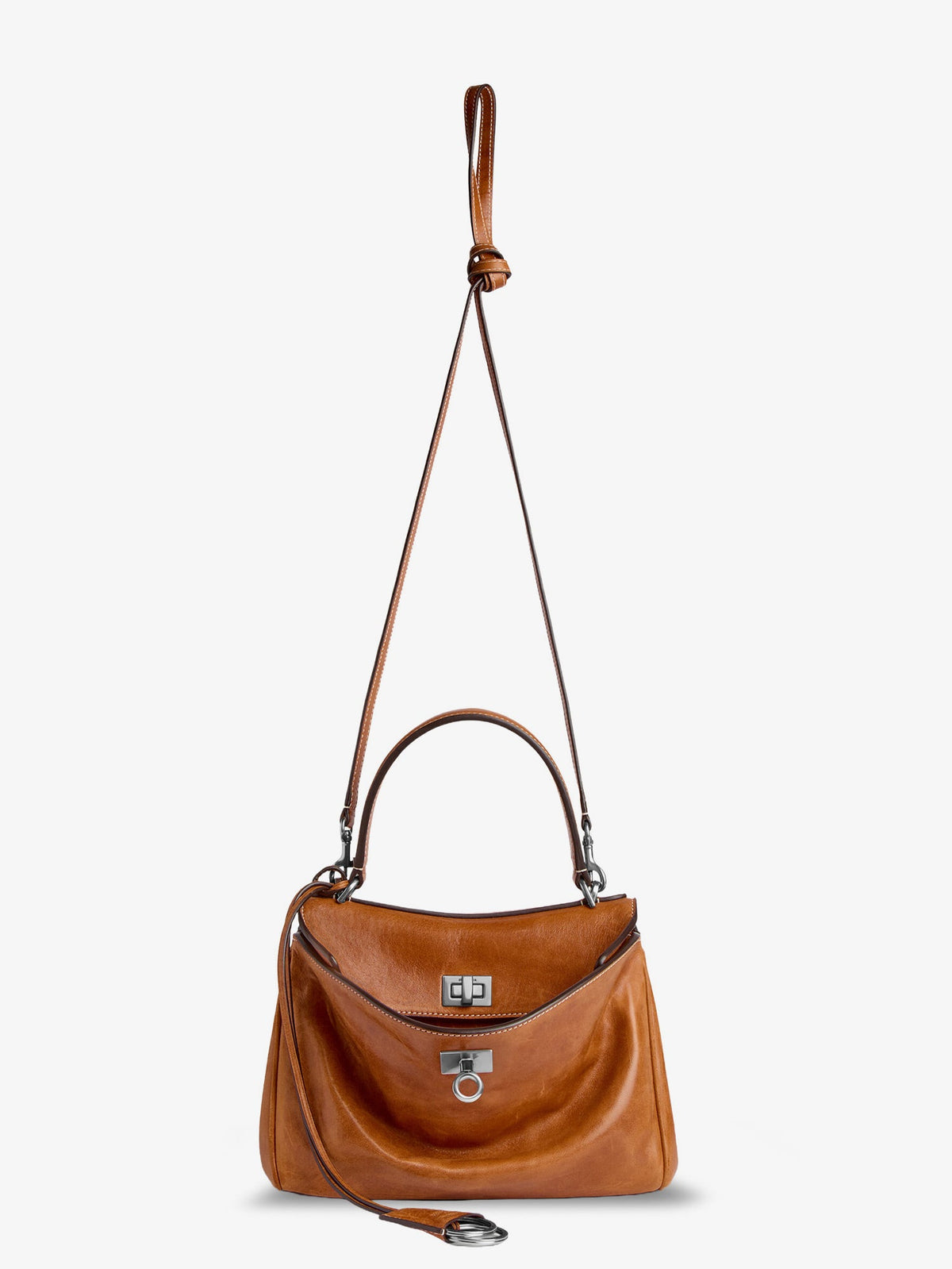 Balenciaga Women Rodeo Mini Leather Handbag BALENCIAGA