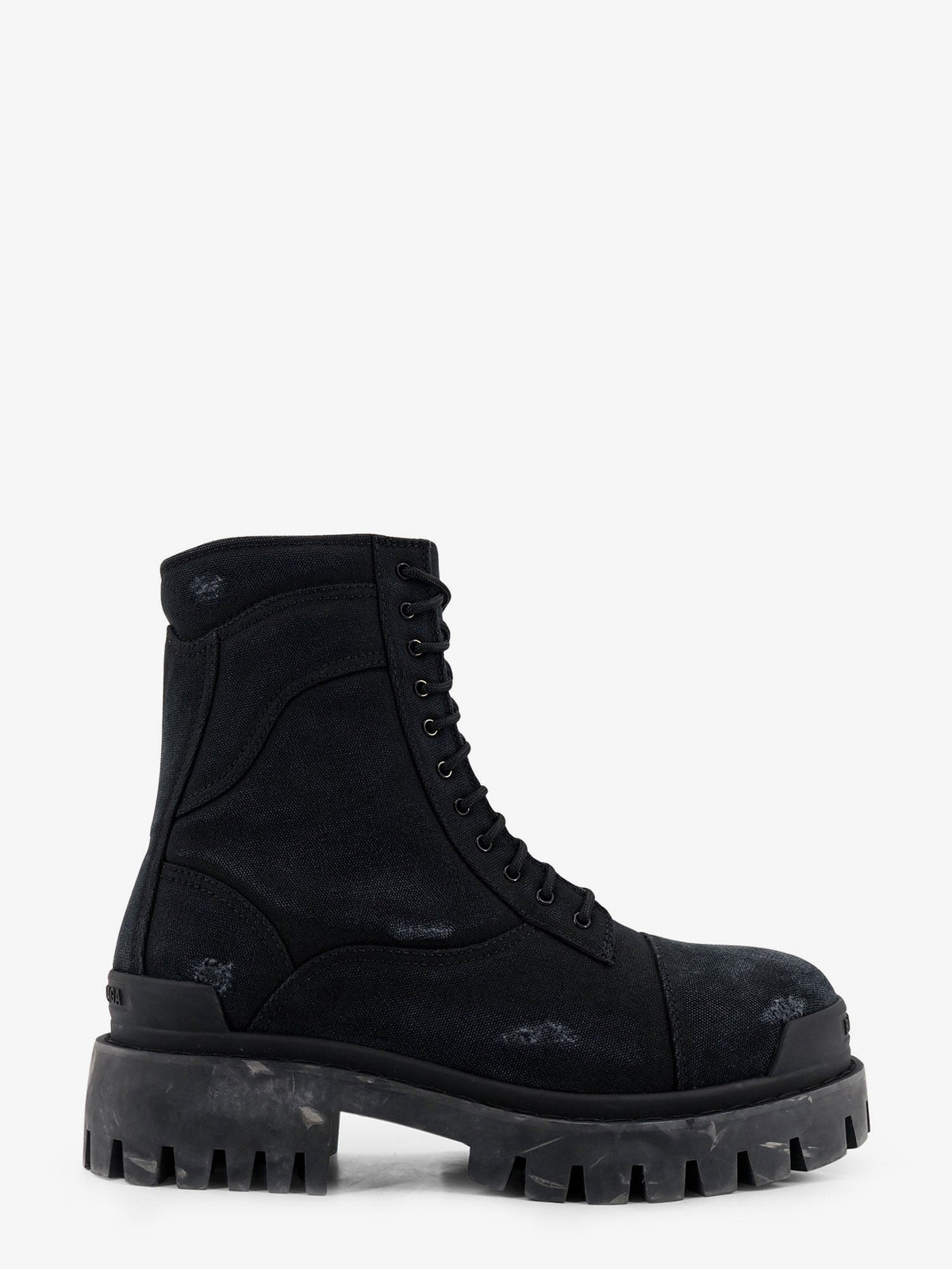 Balenciaga Men Strike Leather Boots BALENCIAGA