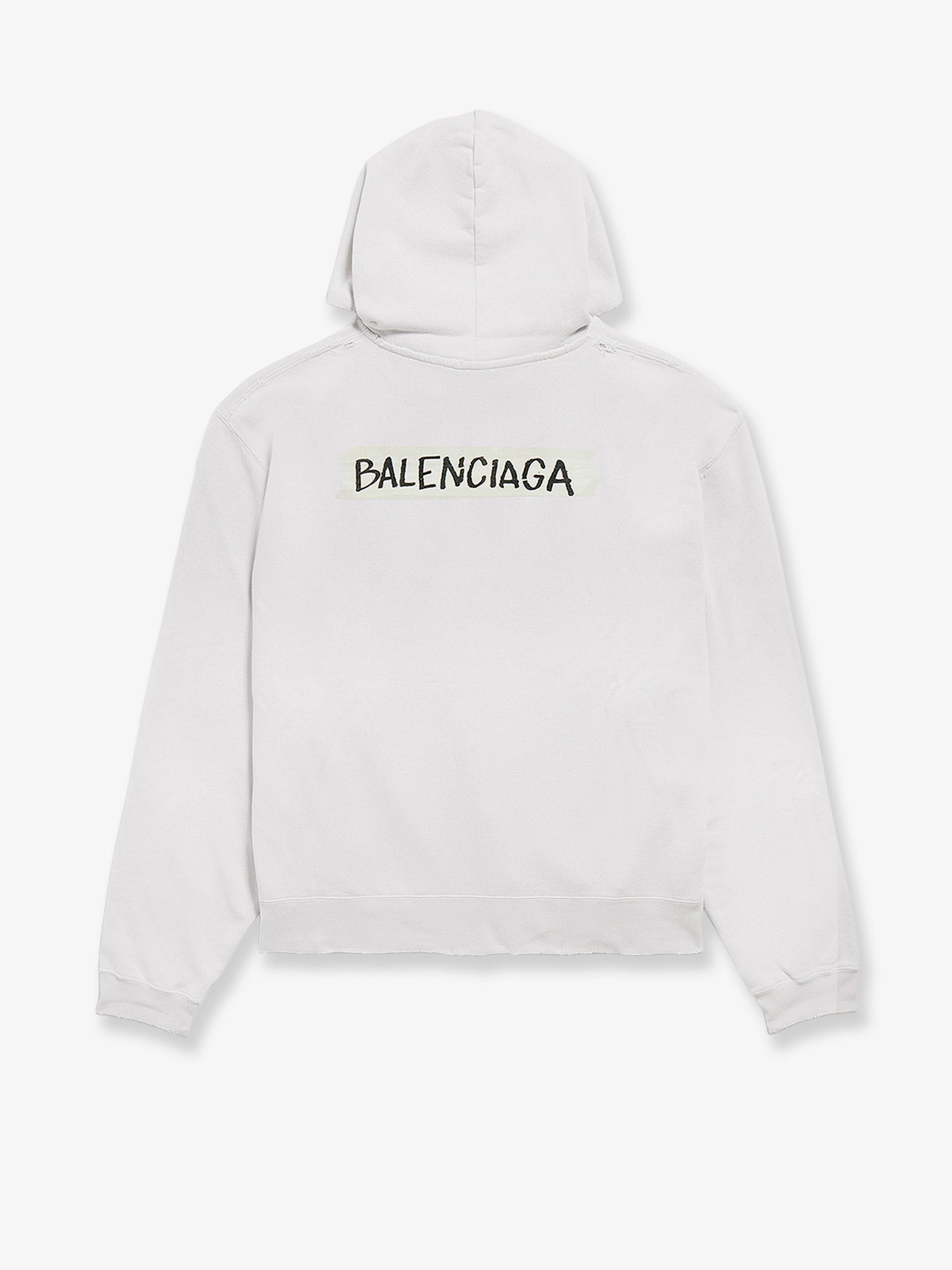 Balenciaga Men Over Zip-Up Hoodie Cotton Sweatshirt BALENCIAGA
