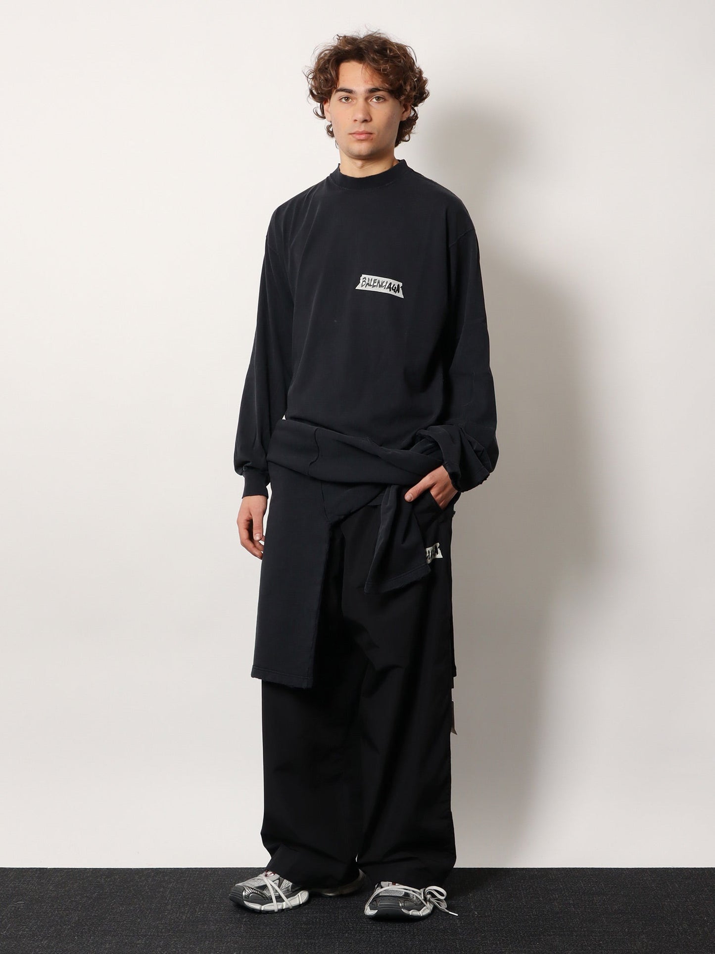 Balenciaga Men Cotton T-Shirt BALENCIAGA
