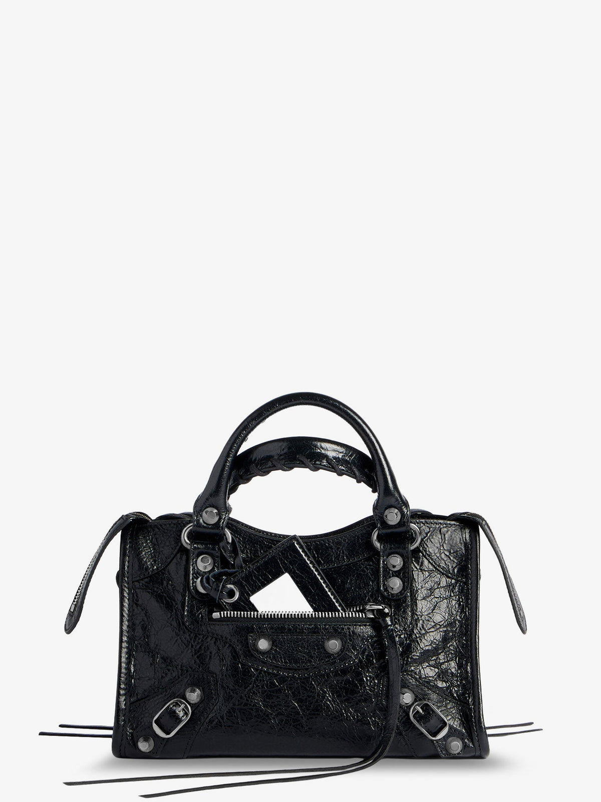 Balenciaga Women Le City Mini Arena Leather Handbag BALENCIAGA