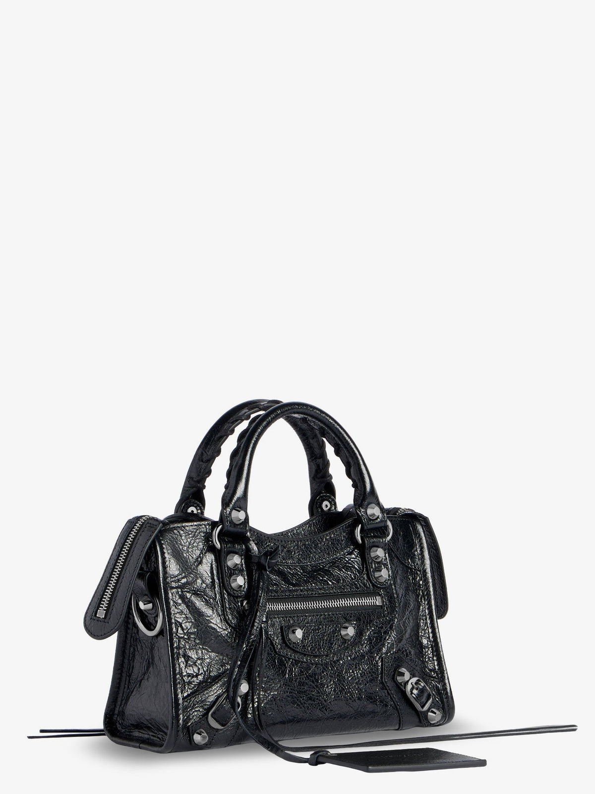 Balenciaga Women Le City Mini Arena Leather Handbag BALENCIAGA