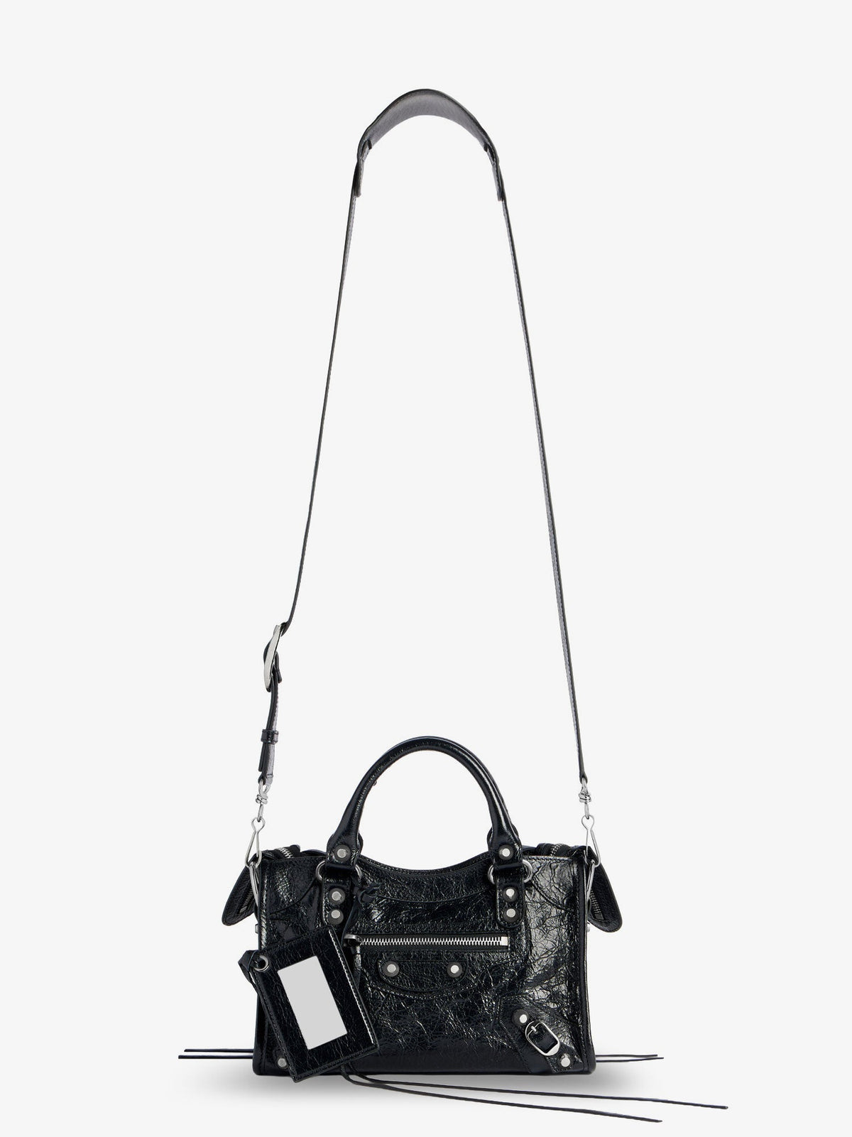 Balenciaga Women Le City Mini Arena Leather Handbag BALENCIAGA
