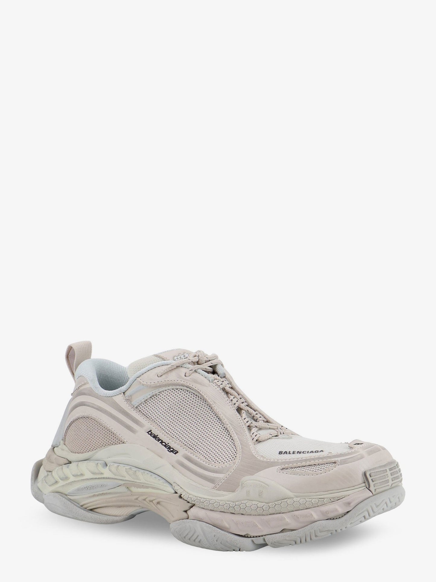 Balenciaga Women Triple S.2 Gandient Mesh And Nylon Inserts With Used-Effect BALENCIAGA