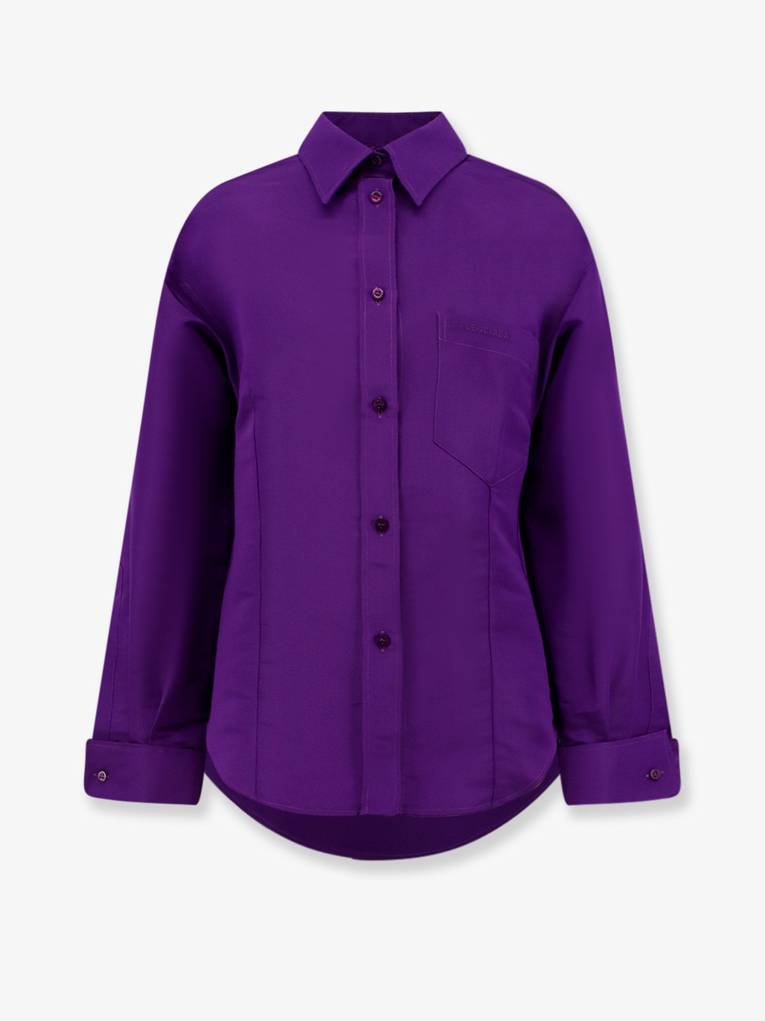 Balenciaga Women Silk Shantung Shirt BALENCIAGA