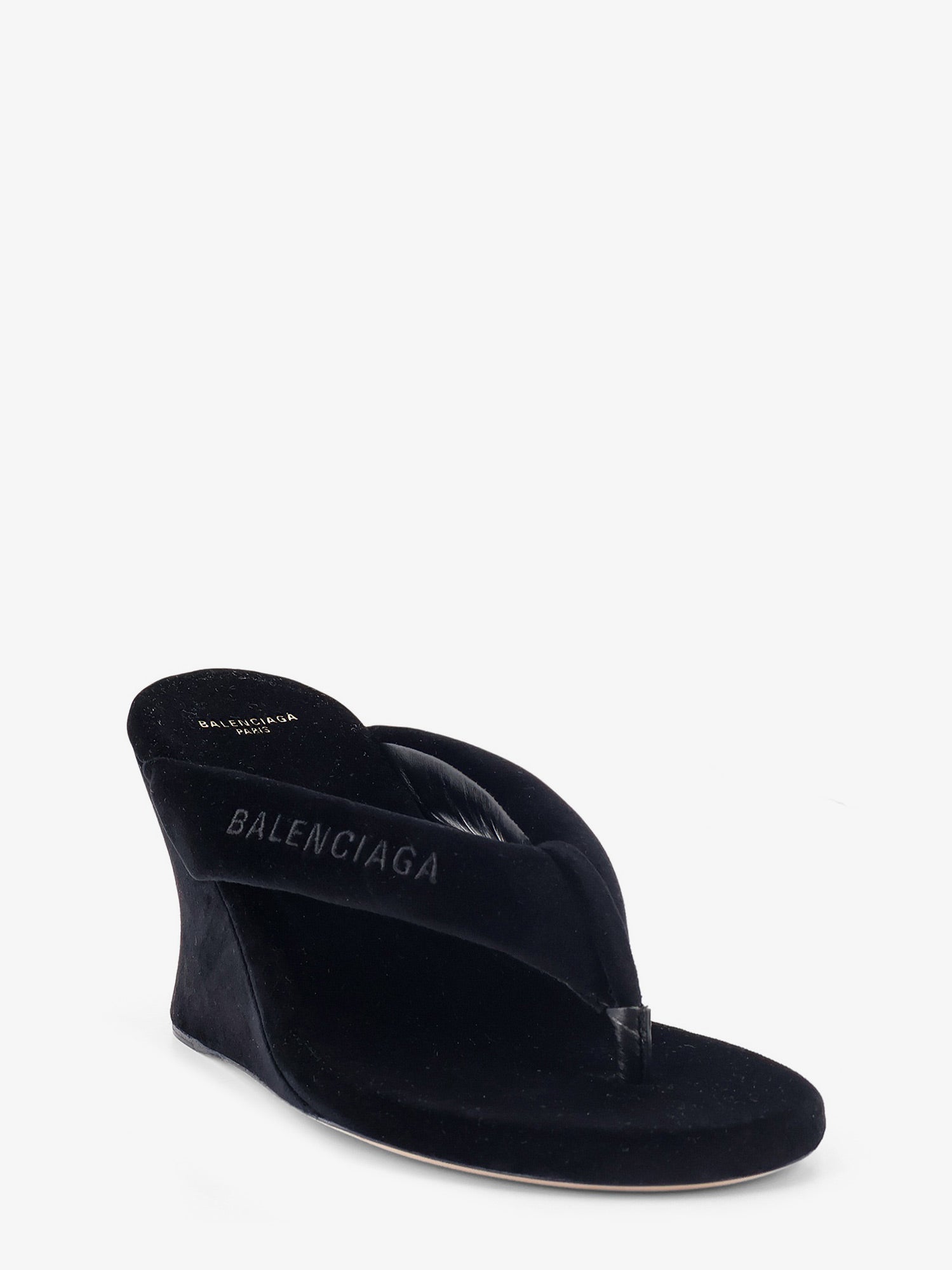 Balenciaga Women Gaeta Velvet Sandals BALENCIAGA