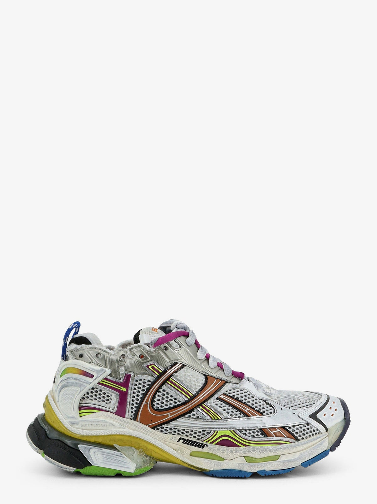 Balenciaga Men Runner Sneakers In Mesh And Nylon BALENCIAGA
