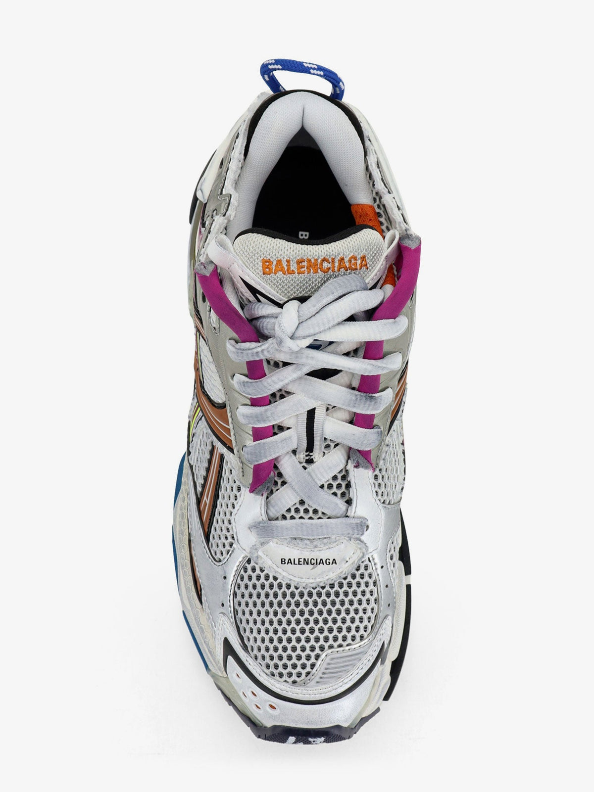 Balenciaga Men Runner Sneakers In Mesh And Nylon BALENCIAGA