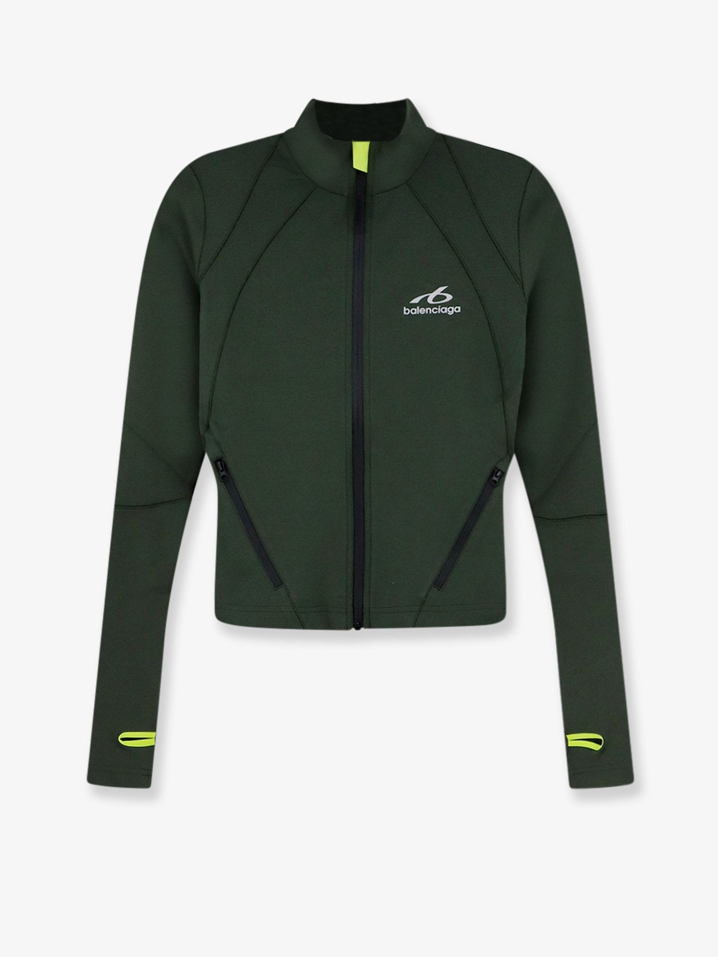 Balenciaga Women Fitted Zip-Up Sweatshirt BALENCIAGA