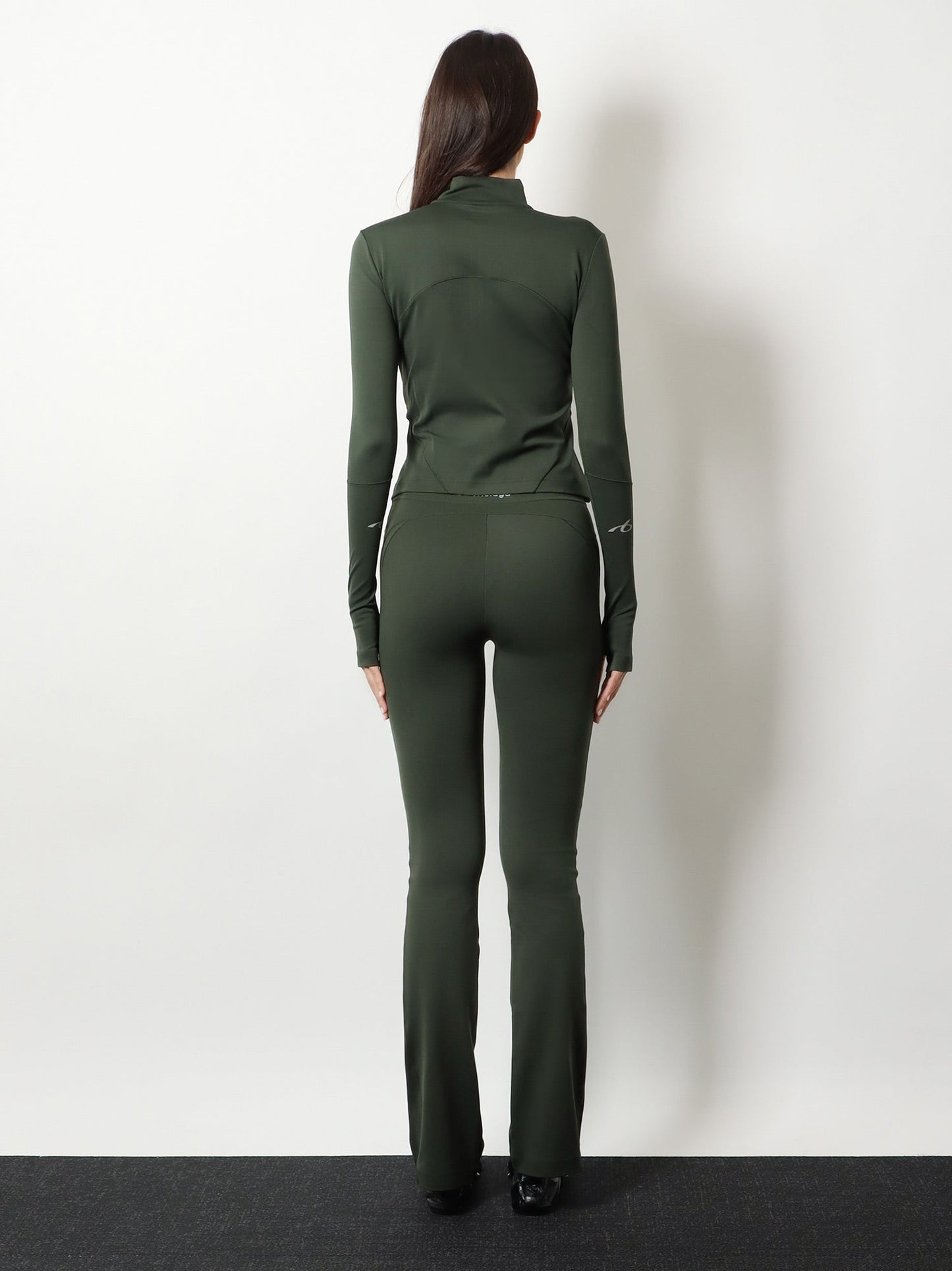 Balenciaga Women Techwear Flared Technical Fabric Leggings BALENCIAGA