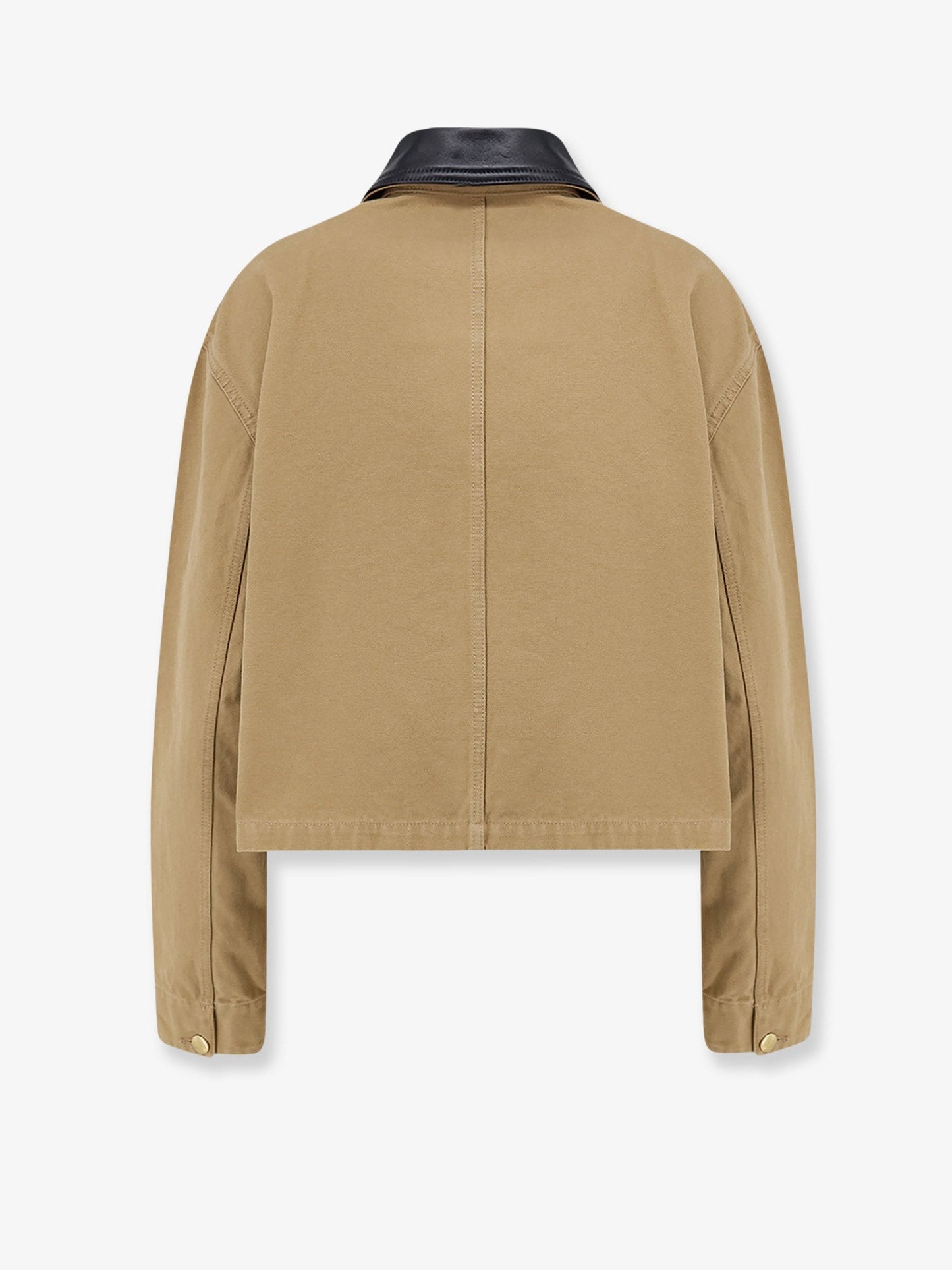 Balenciaga Women Workwear Cropped Canvas Jacket BALENCIAGA