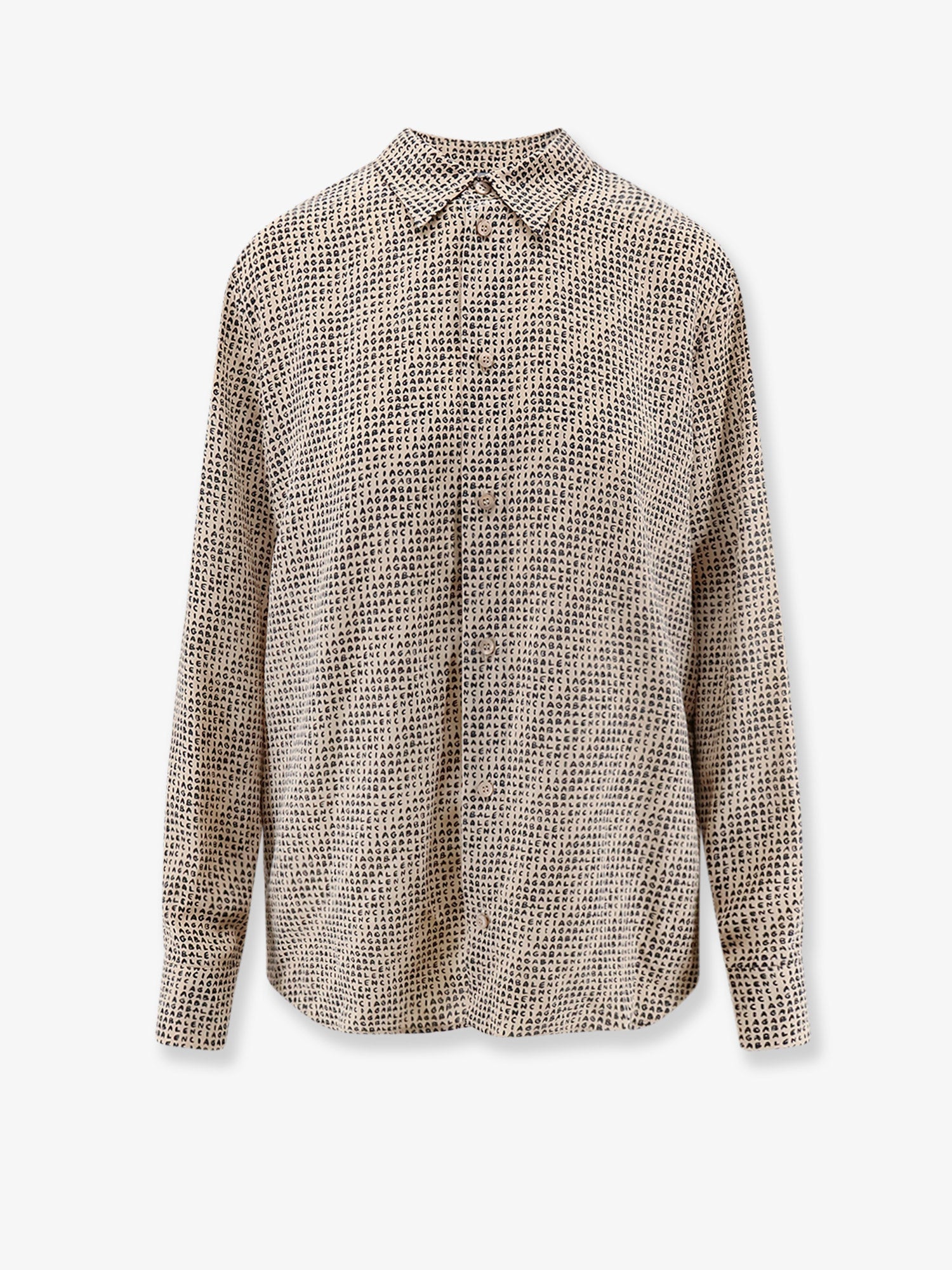 Balenciaga Women All Over Print Silk Shirt BALENCIAGA