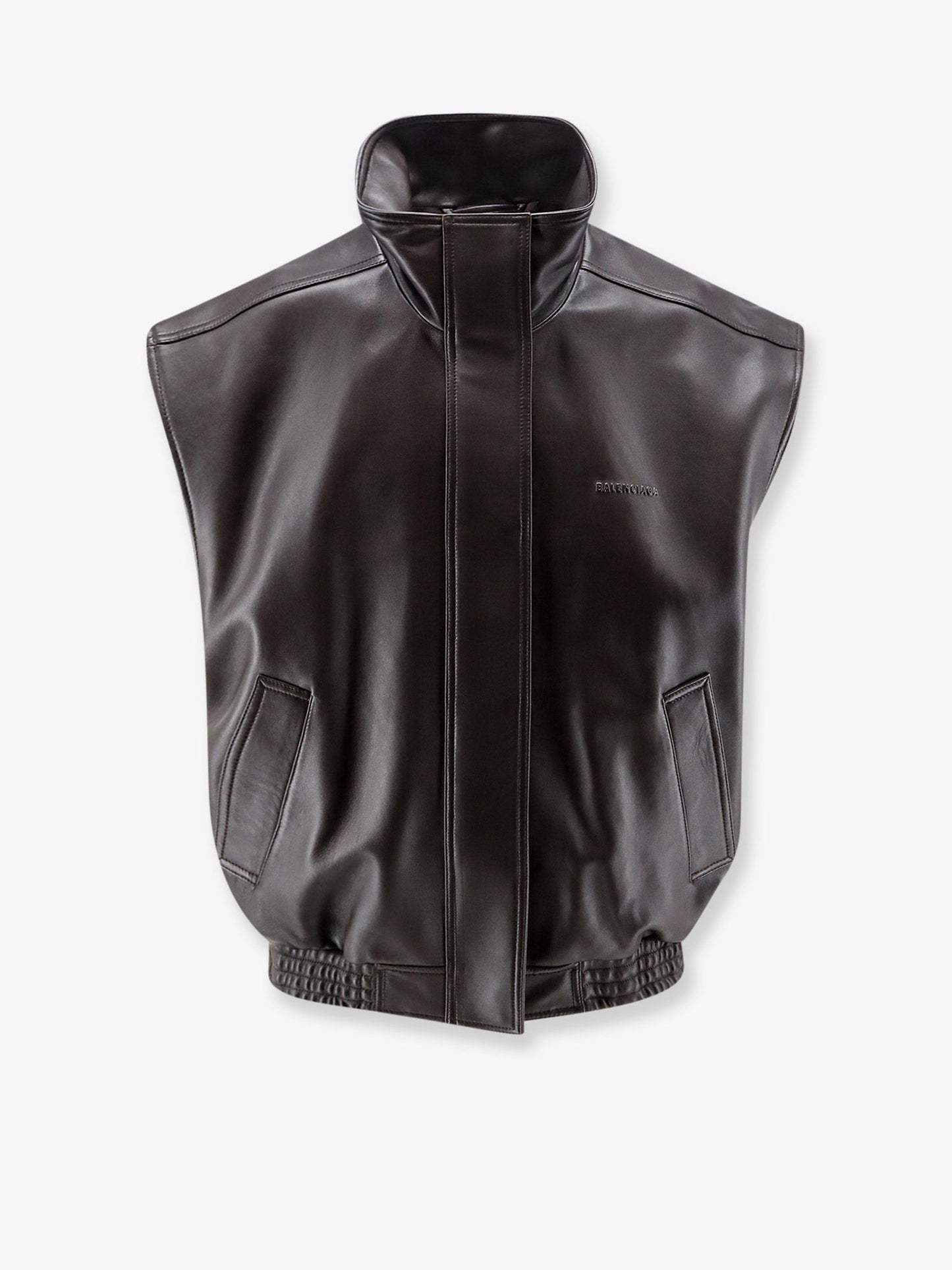 Balenciaga Women Giubbino In Pelle Smanicato BALENCIAGA