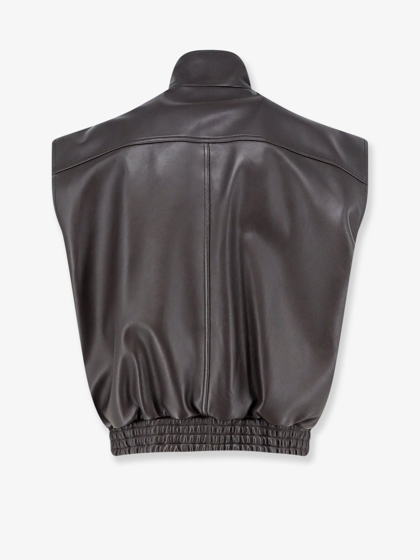 Balenciaga Women Giubbino In Pelle Smanicato BALENCIAGA