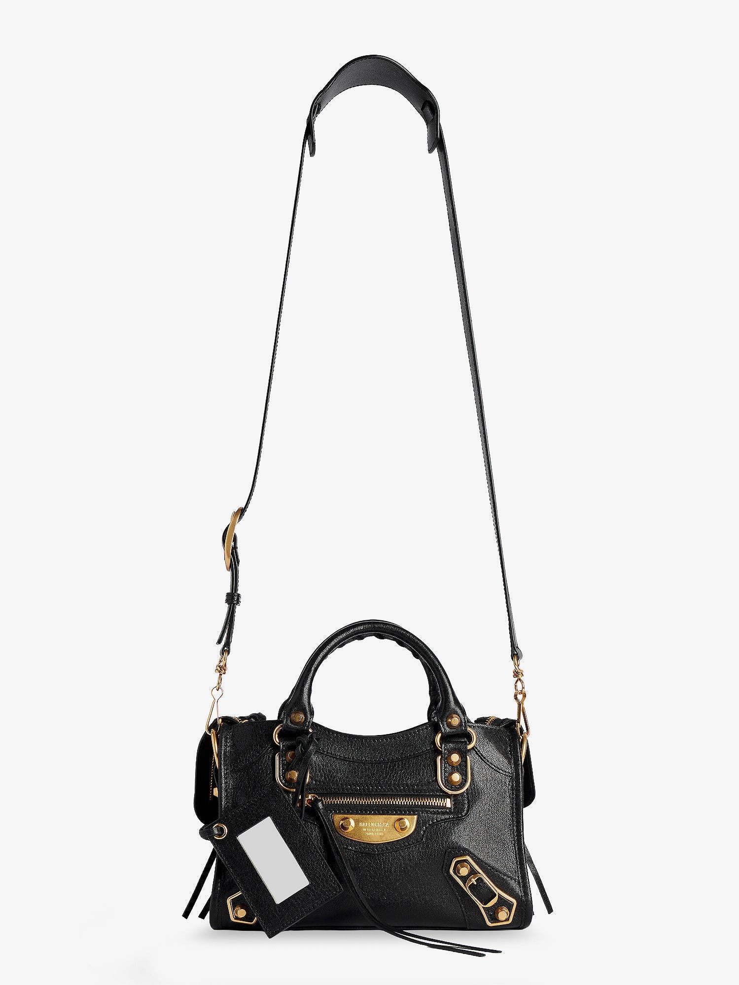 Balenciaga Women Le City Uptown Mini Leather Handbag BALENCIAGA