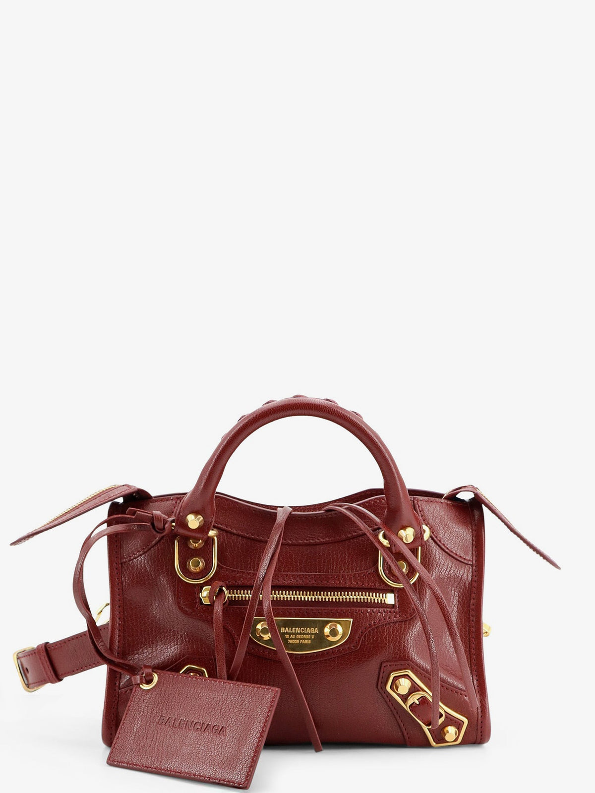 Balenciaga Women Le City Uptown Mini Leather Handbag BALENCIAGA